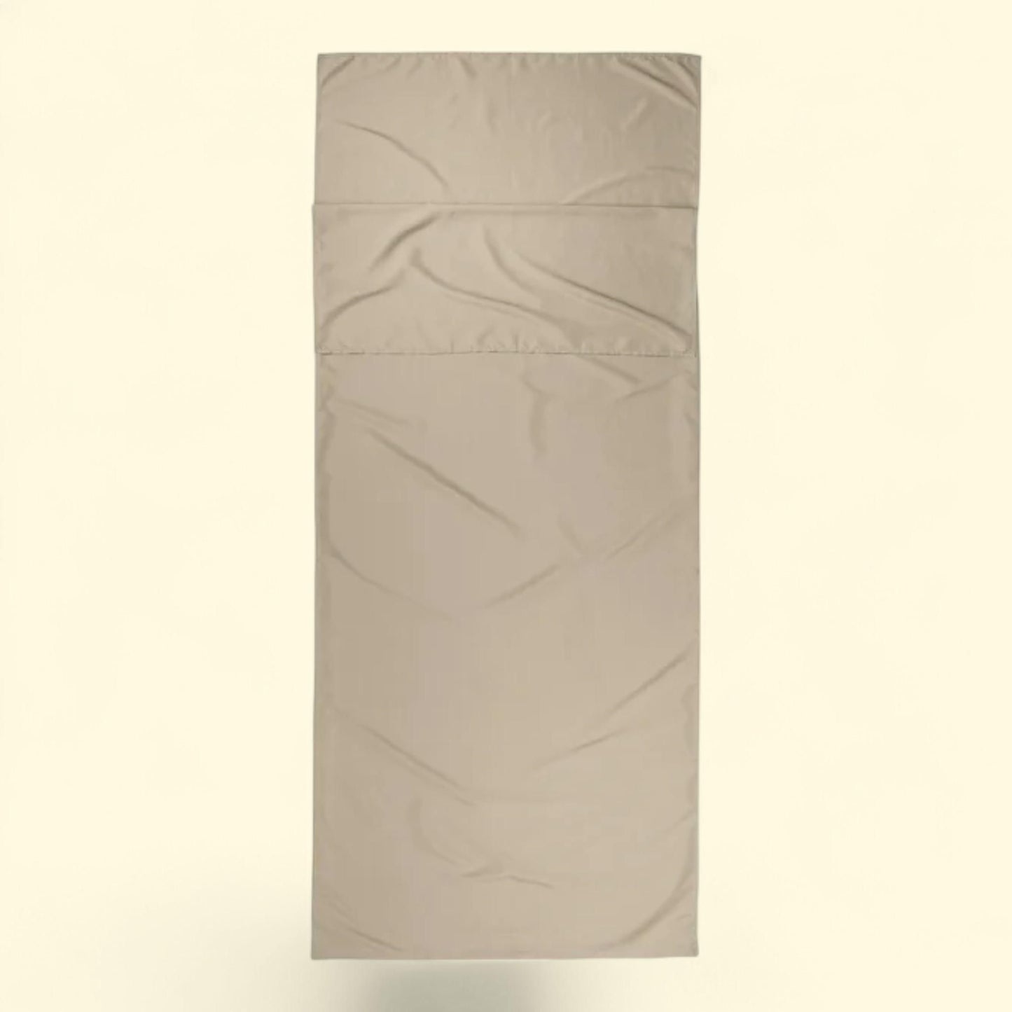 Ozark Trail Camping Sleeping Bag Liner Sheet Beige, 78" x 33"