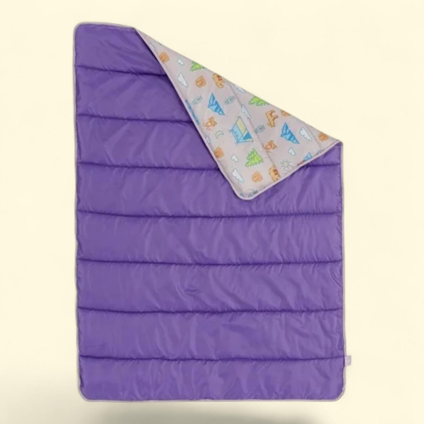 Firefly Outdoor Gear Youth Rectangular Camp Blanket, Purple, 60 in. x 40 in.