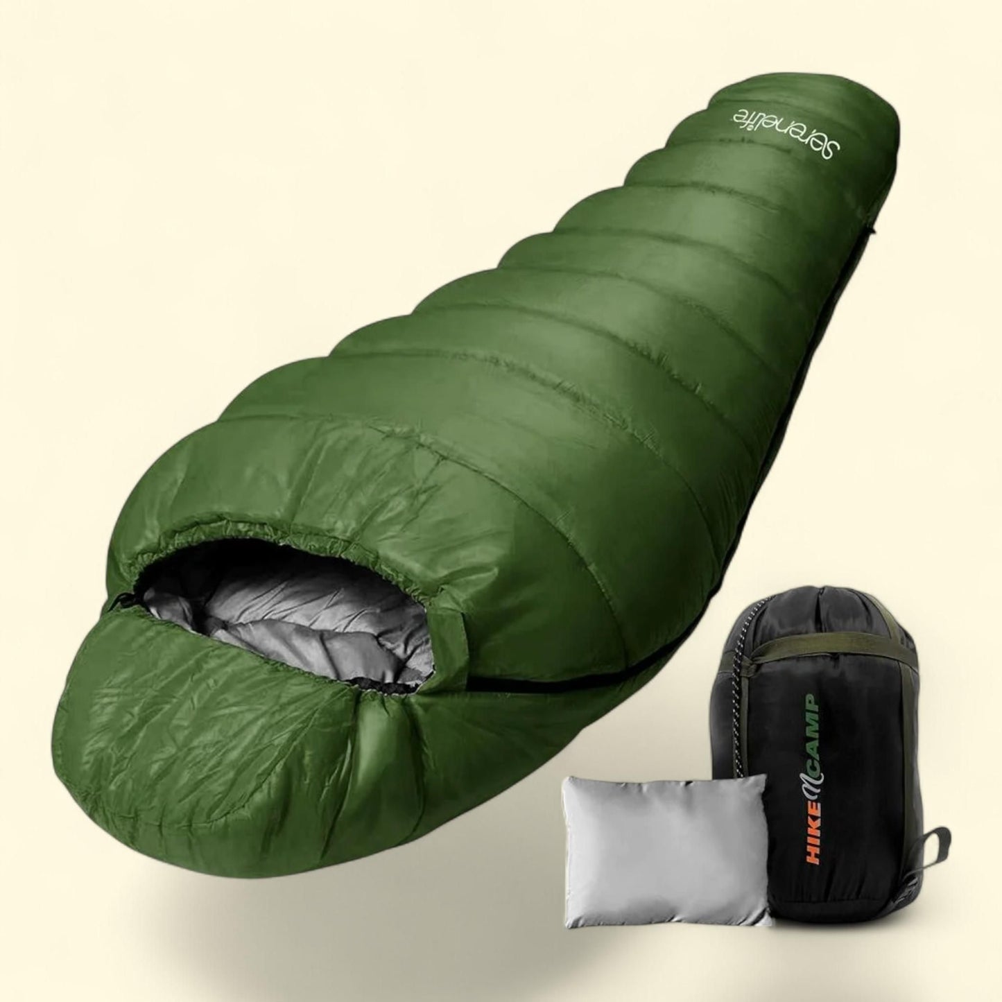 SereneLife Sleeping Bag, Backpacking Mummy, Adults/Teens, with Pill... — authentic US product shipped worldwide by Treatspree