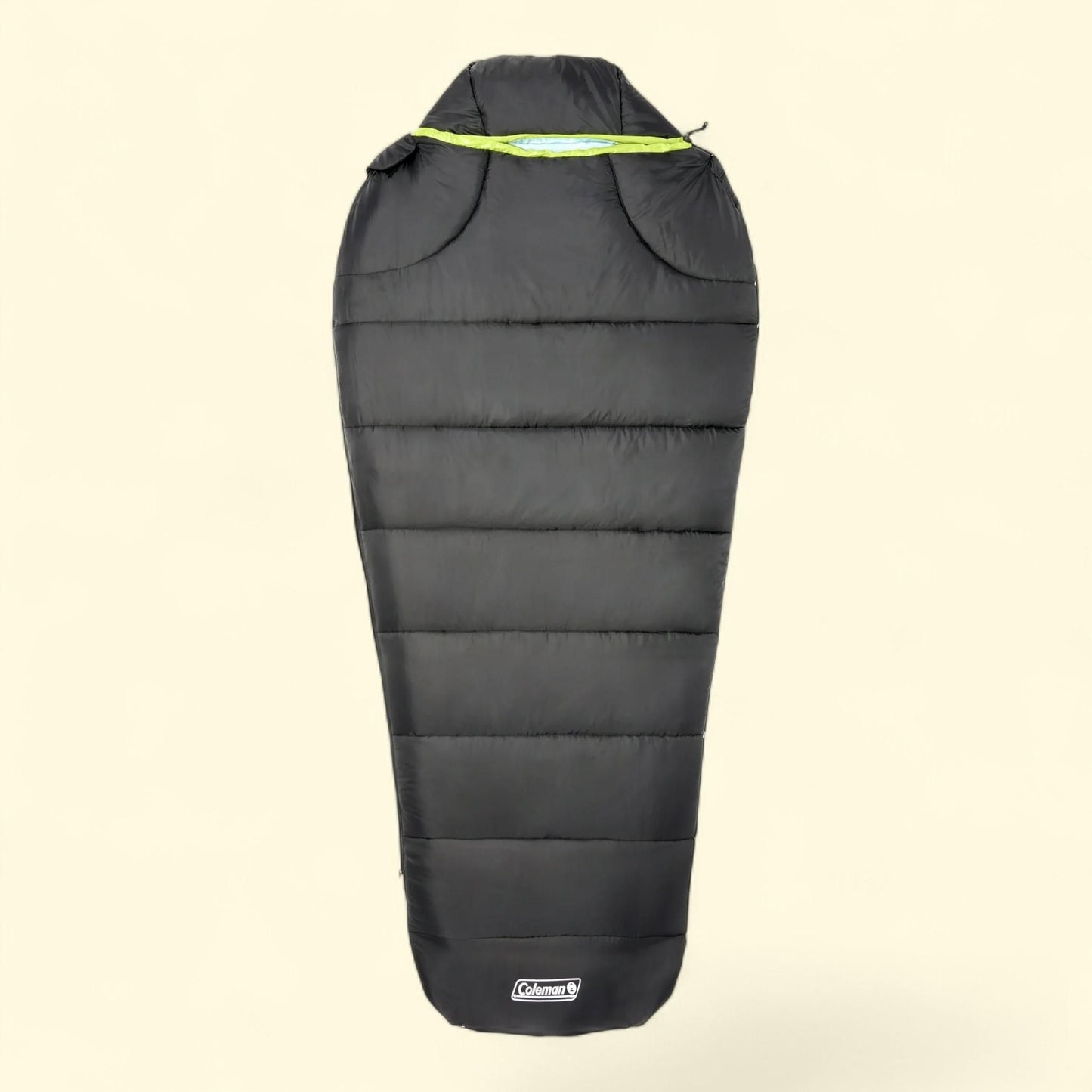 Coleman Montauk 40°F Mummy Sleeping Bag, Black, Adult