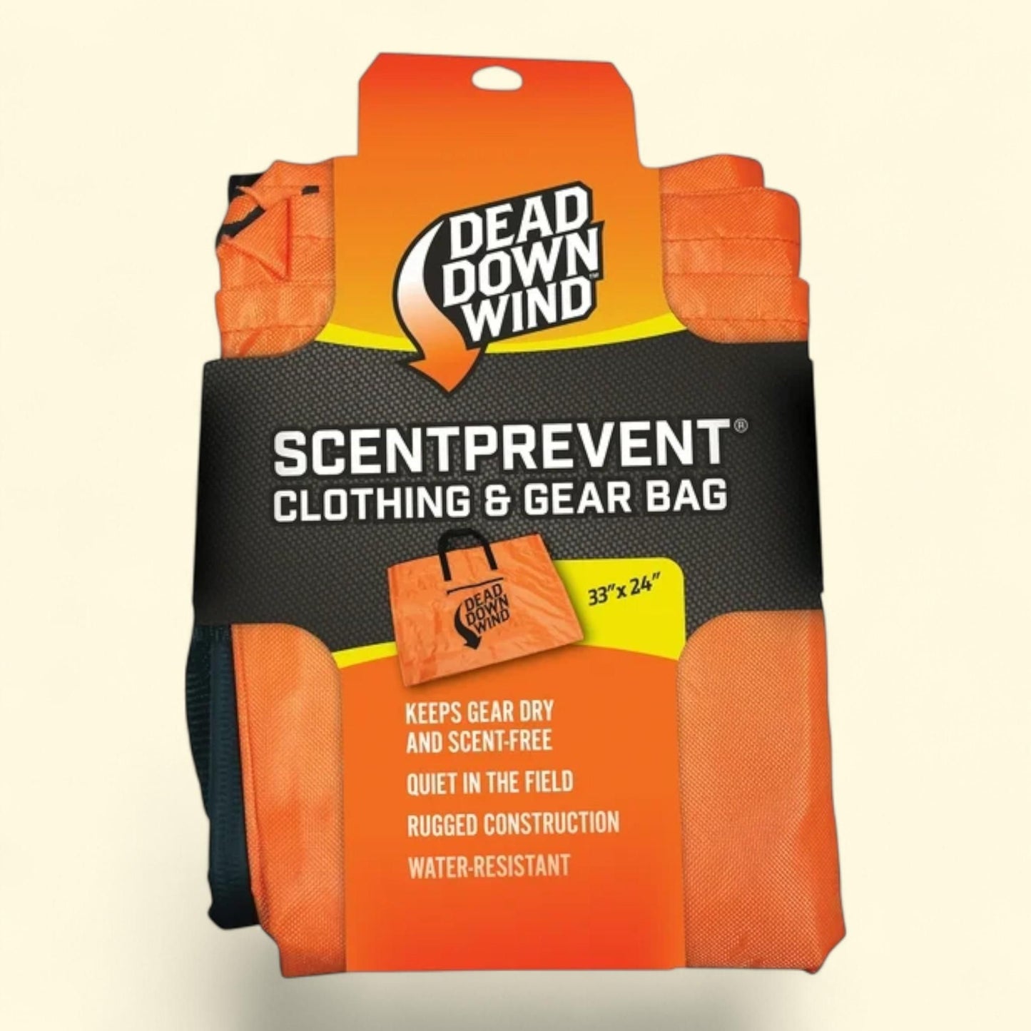 Dead Down Wind, All Purpose Scent Prevent Bag, Orange, Water-Resistant, Rugged Material