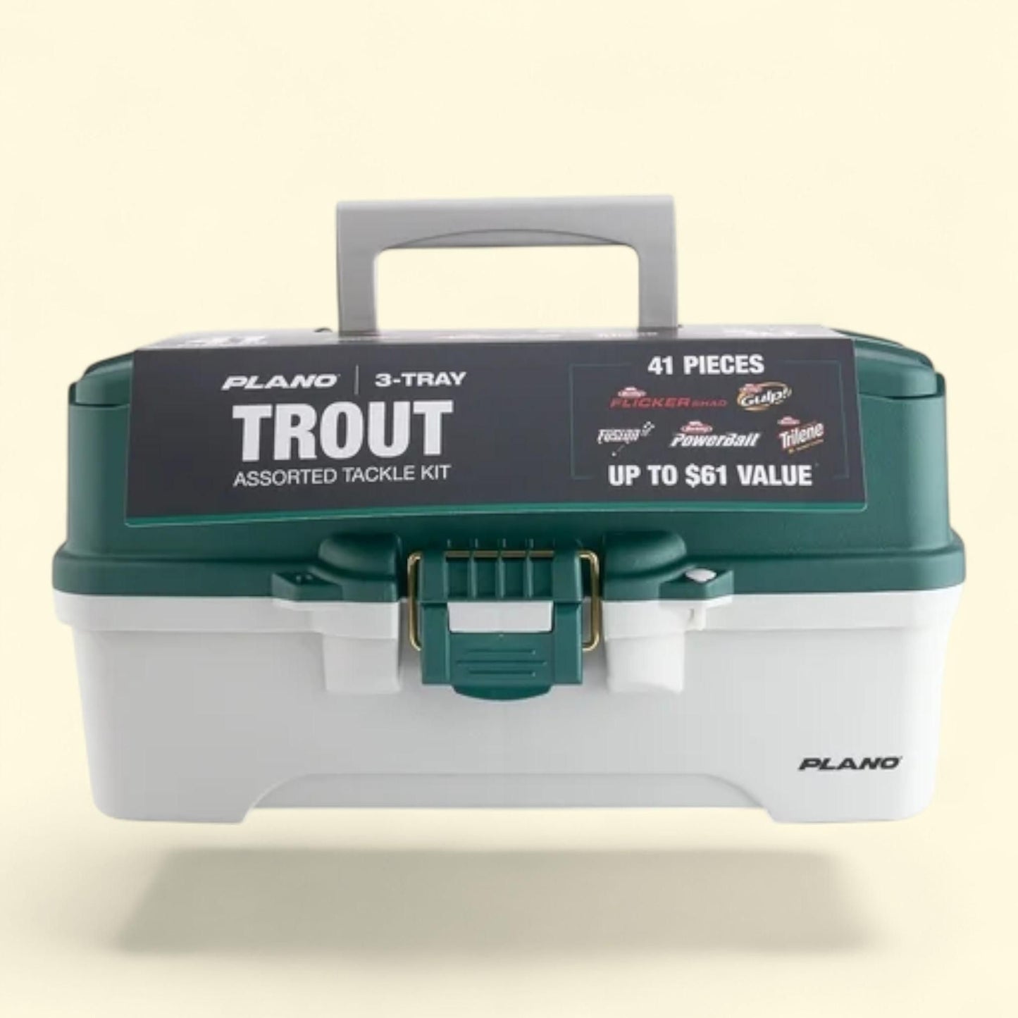 Plano Tackle Box, 3-Tray with Berkley Trout Bait Kit
