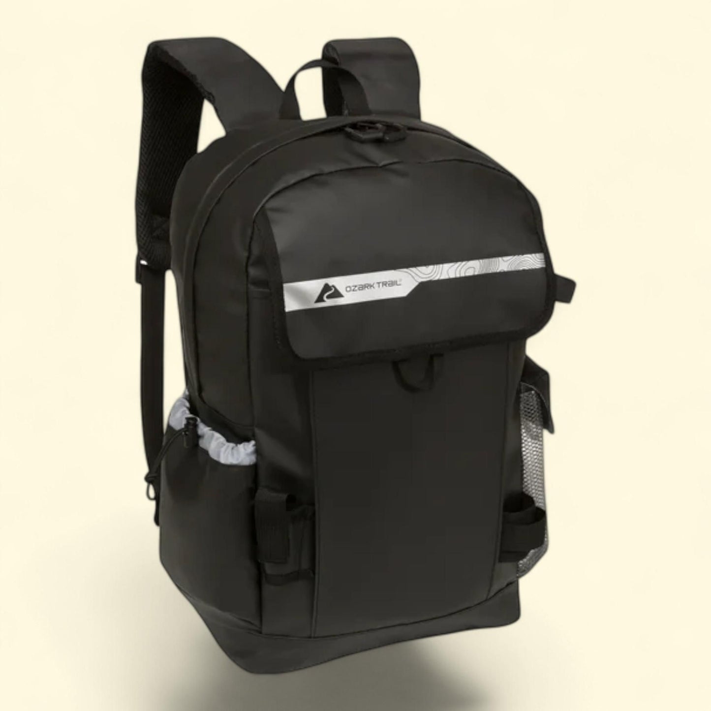 Ozark Trail Tackle Gear Fishing Tackle Backpack, 27 L, Black, Polyester, Adult