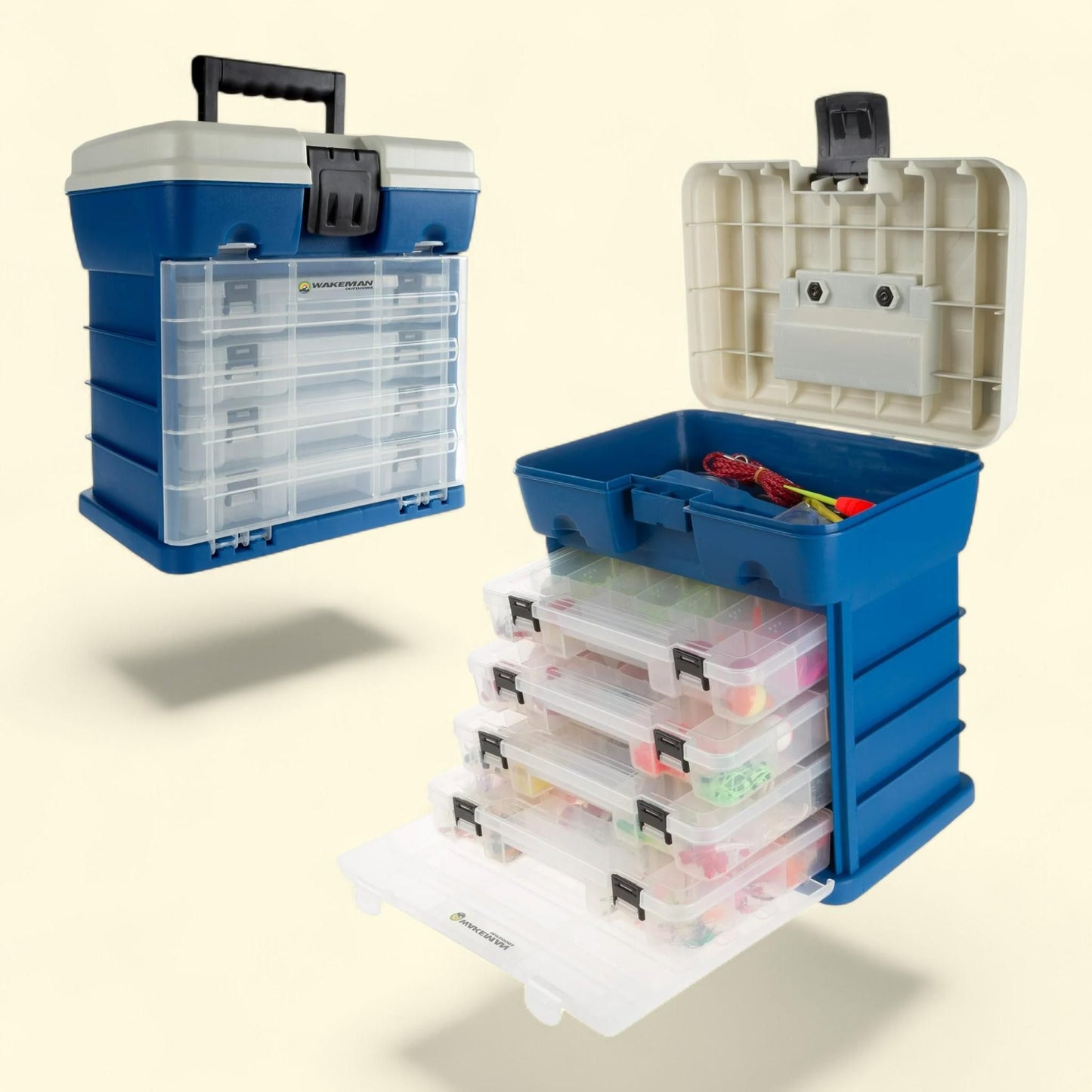 Wakeman Storage Tool Box, 4 Drawers, 19 Compartments Each — authentic US product shipped worldwide by Treatspree