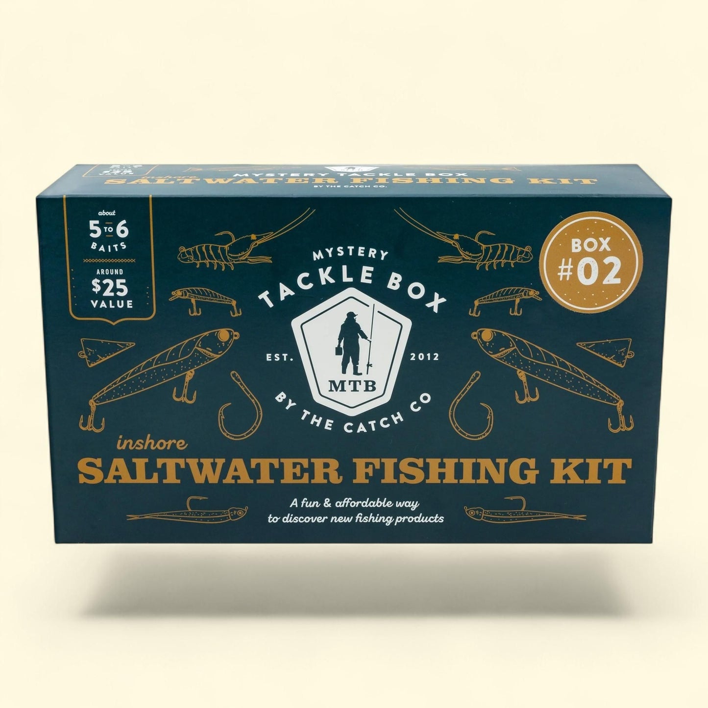 Mystery Tackle Box Saltwater Fishing Lure Kit, Regular