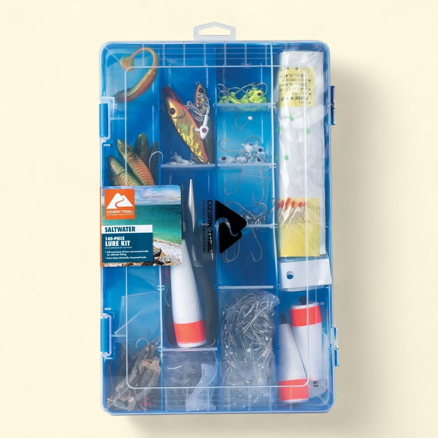 Ozark Trail Saltwater Kit, 140pc