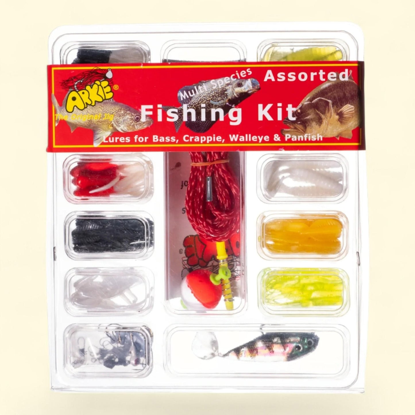Arkie Lures Fishing Kit, 112 Pieces