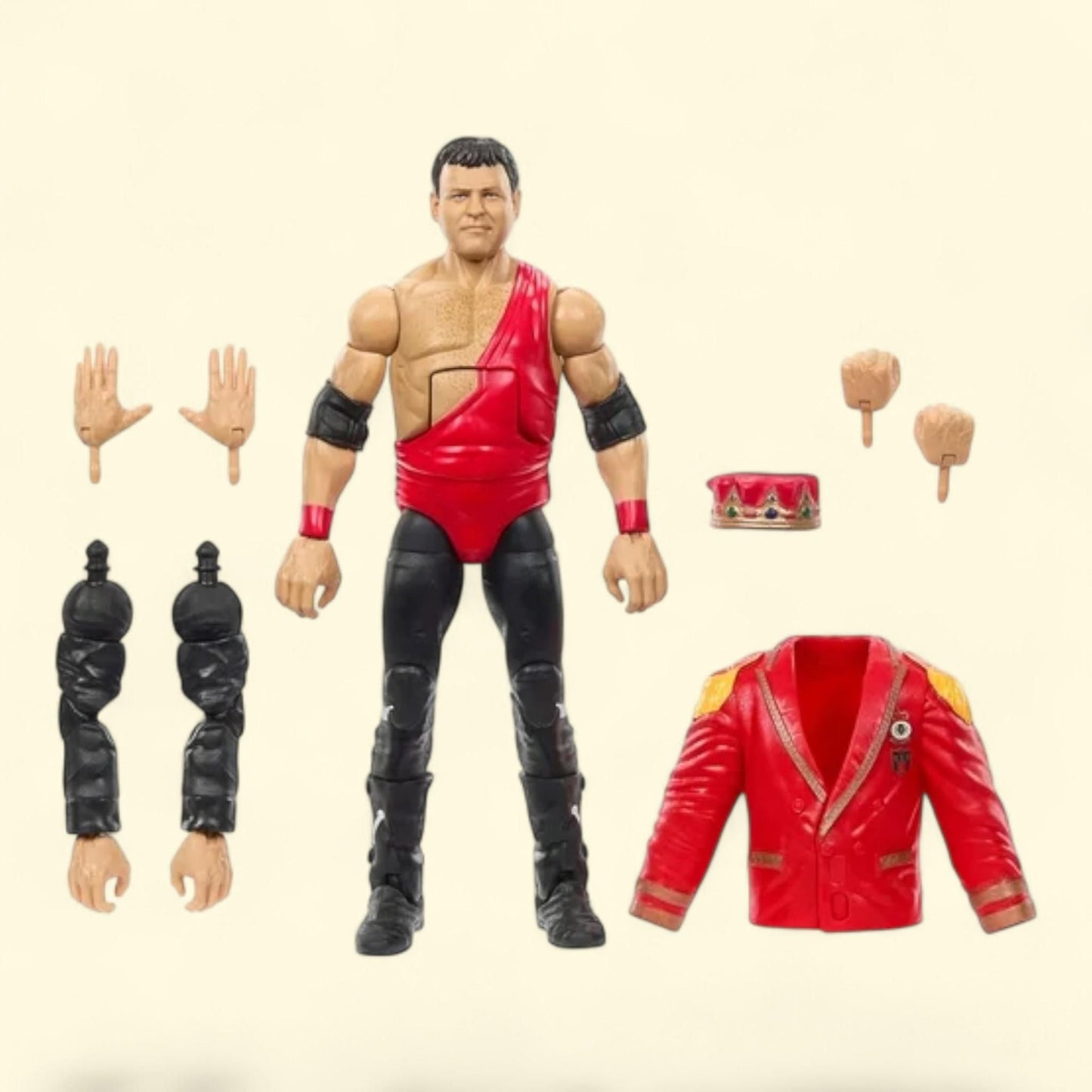 WWE Elite Collection Jerry “The King” Lawler Action Figure & Accessories, 6-inch
