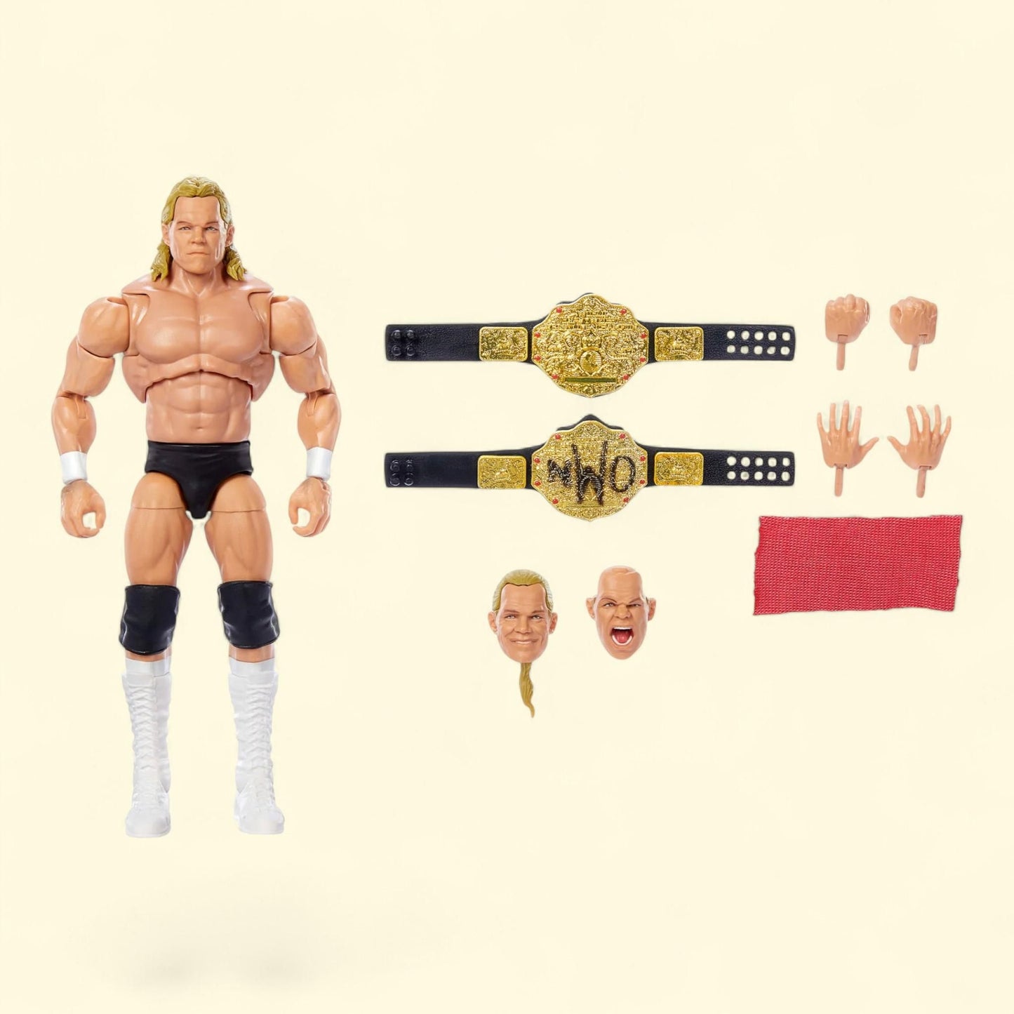 Figurine Lex Luger et accessoires WWE Ultimate Edition, Monday Night War, coffret de collection, taille : N/A