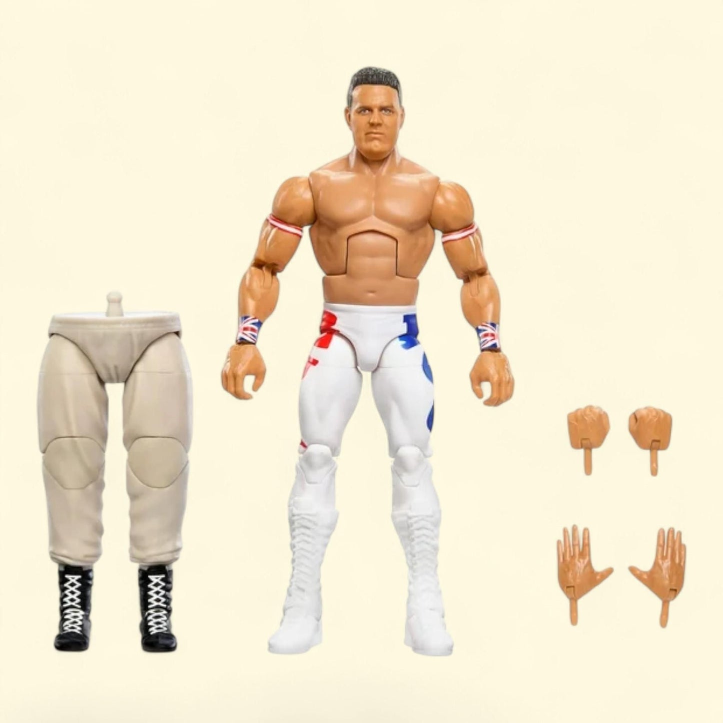 WWE Elite Collection British Bulldog Action Figure, Size