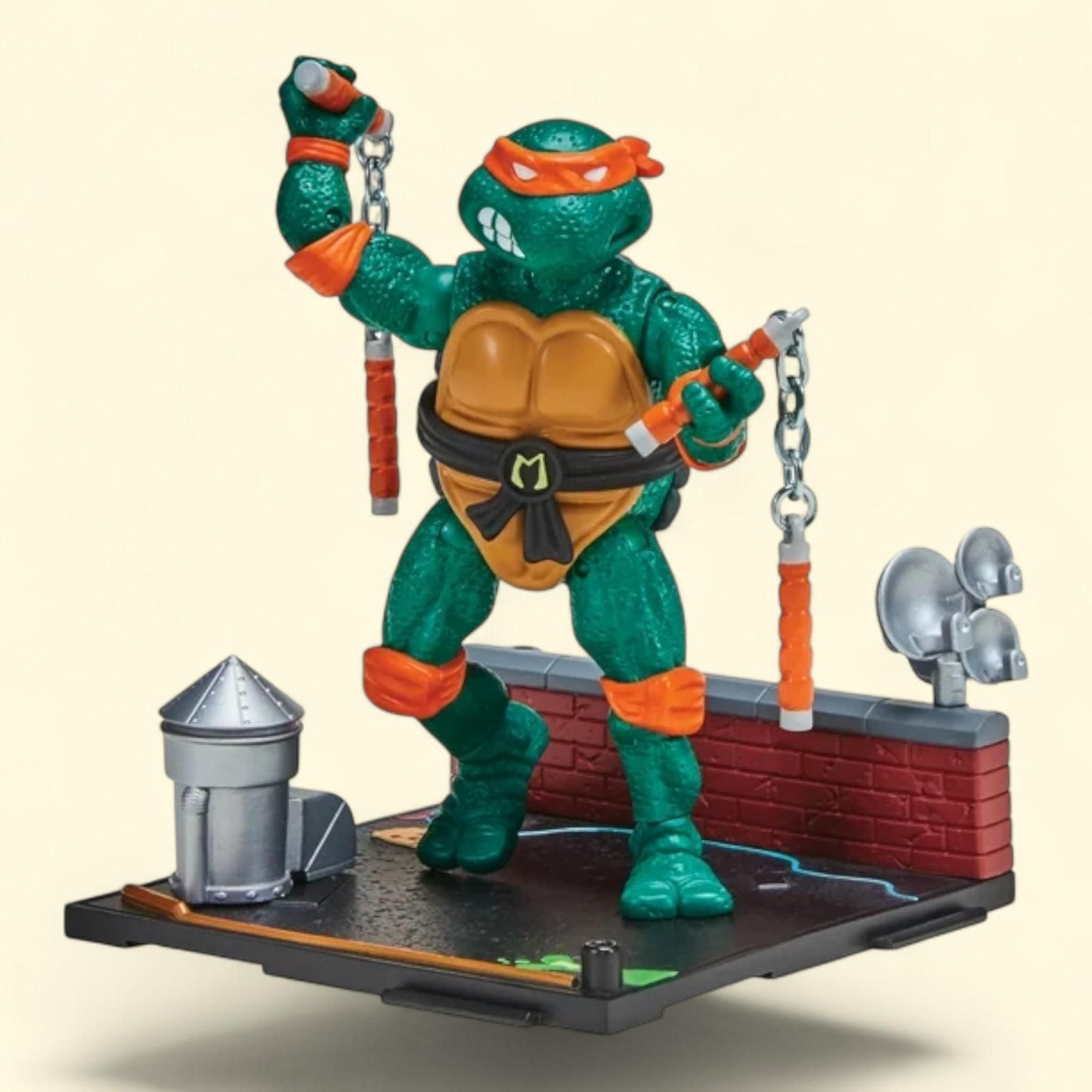 Playmates Toys Michelangelo Action Figure, 4"