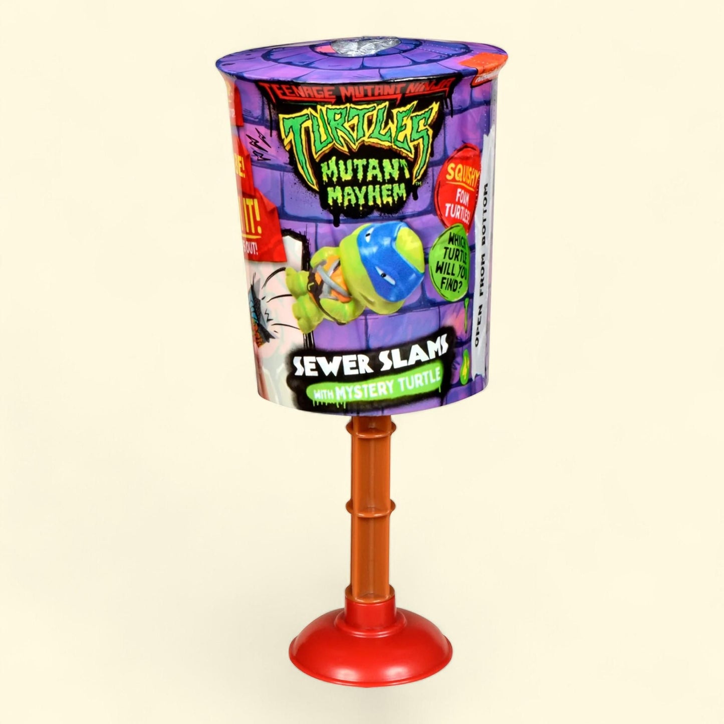 Playmates Toys Teenage Mutant Ninja Turtles: Mutant Mayhem Turtles Sewer Slams Novelty Figures, Size