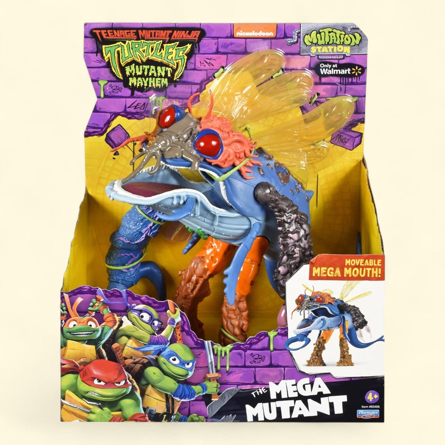 Playmates Toys Teenage Mutant Ninja Turtles: Mutant Mayhem 10" Giant Megamutant Figure