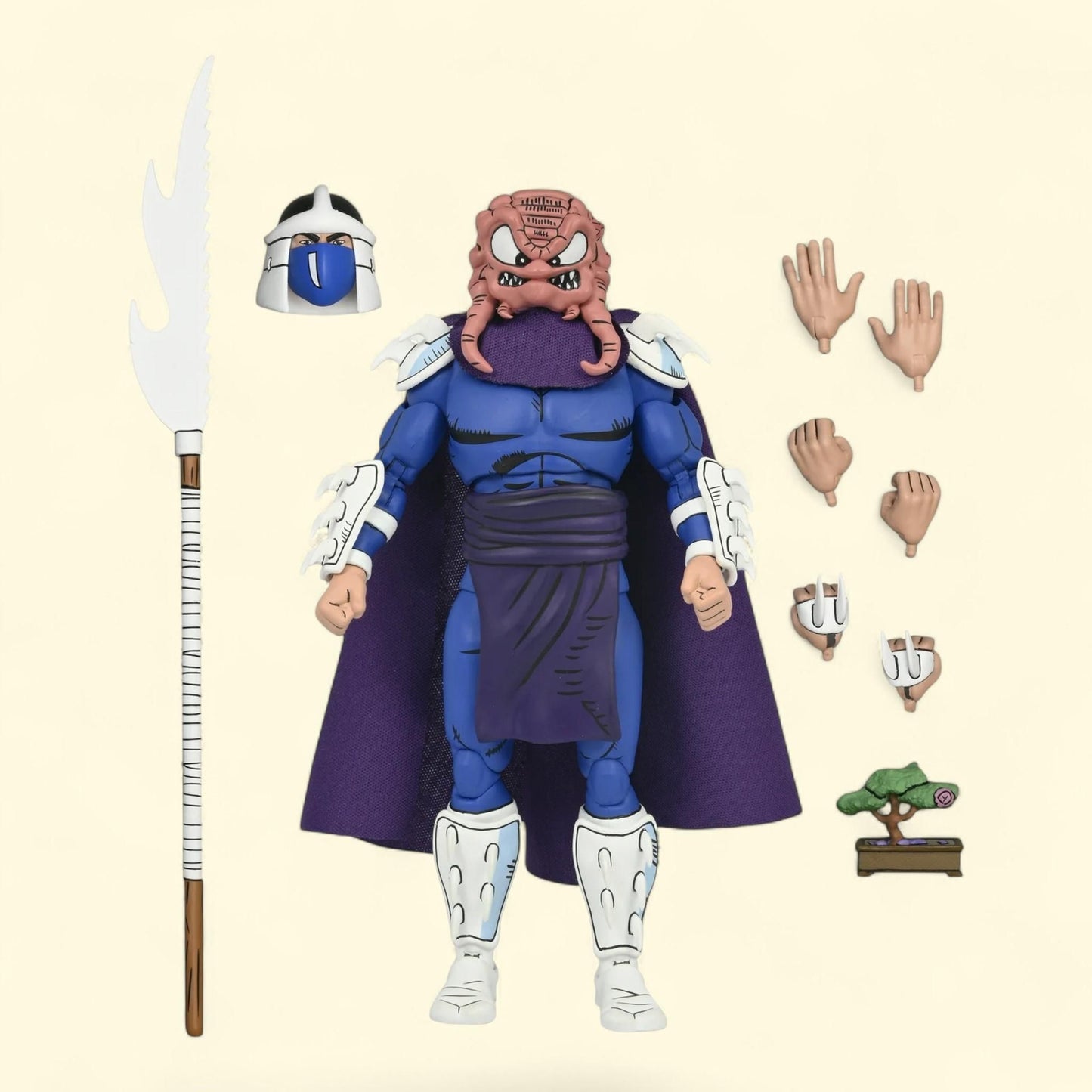 NECA Teenage Mutant Ninja Turtles: Krang Shredder Action Figure, 7" — authentic US product shipped worldwide by Treatspree