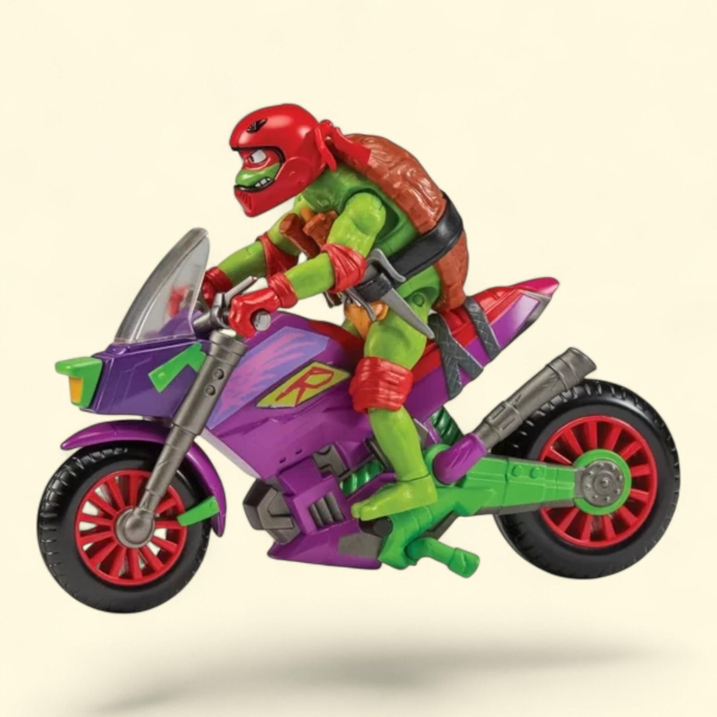 Tales of Teenage Mutant Ninja Turtles: Purple Dragon Battle Cycle with Exclusive Raphael Figure, Standard Size