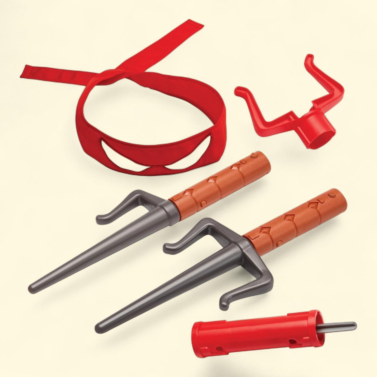 Playmates Toys Tales of Teenage Mutant Ninja Turtles: Mutations Build N Battle Raphael Sai's Basic Role Play Set, Size: Basic