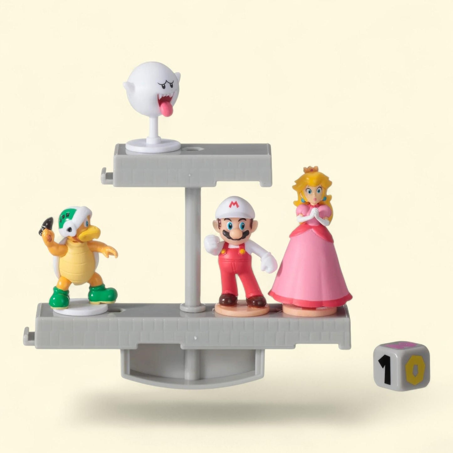 Epoch Games Super Mario Balancing Game - Castle Stage, Tabletop Skill Game, Collectible Super Mario Action Figures, 0.25 lb