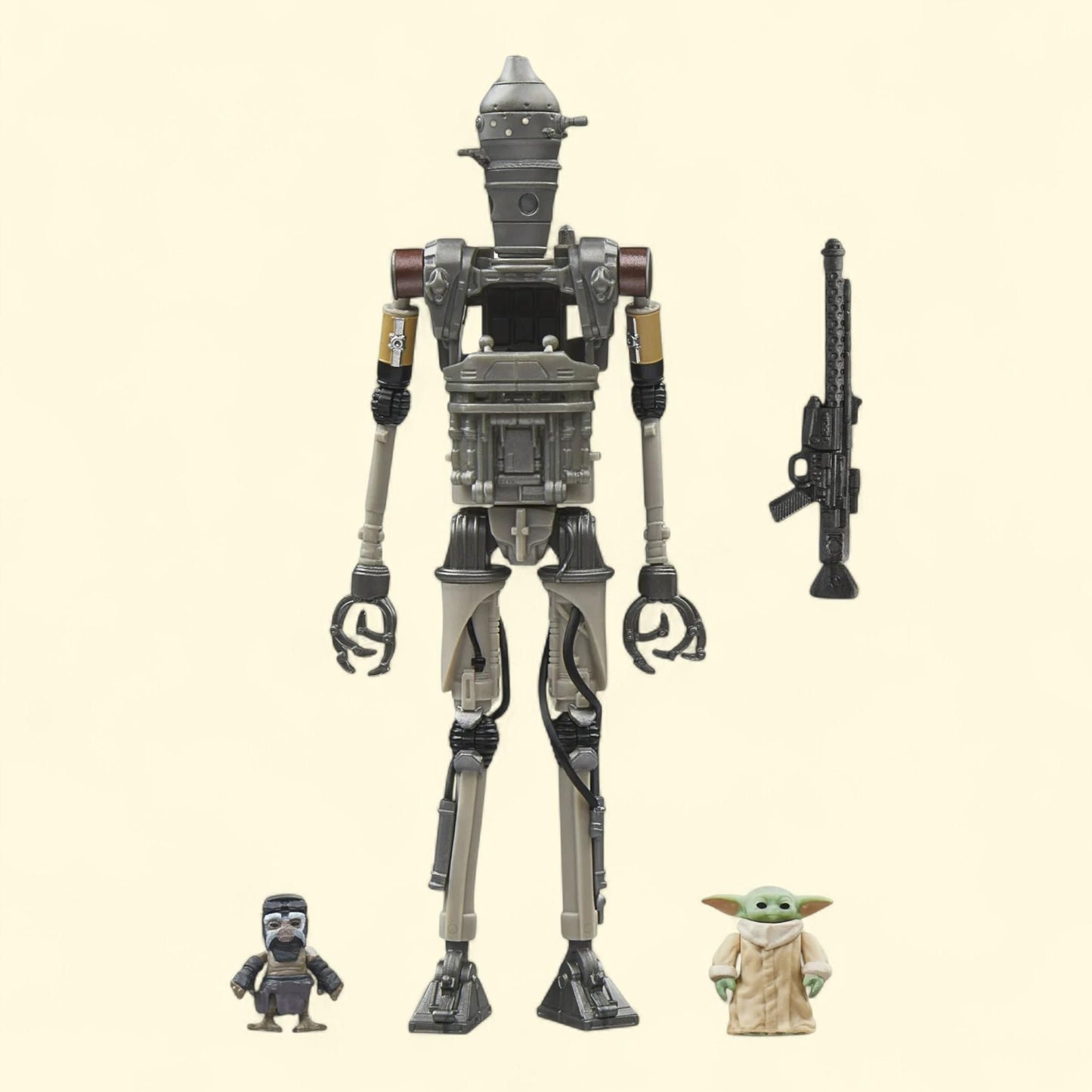 Star Wars The Vintage Collection IG-12, Grogu & Anzellan Deluxe Action Figure Set, 3.75"