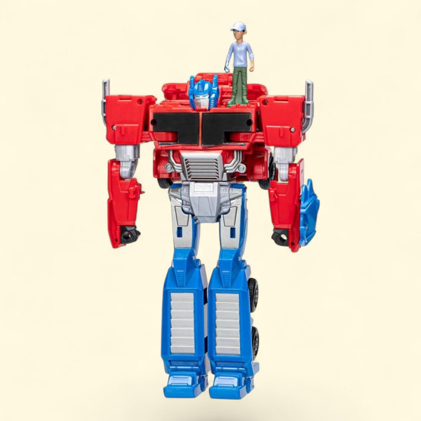 Transformers EarthSpark Optimus Prime and Robby Malto Kids Toy Action Figure, Standard Size