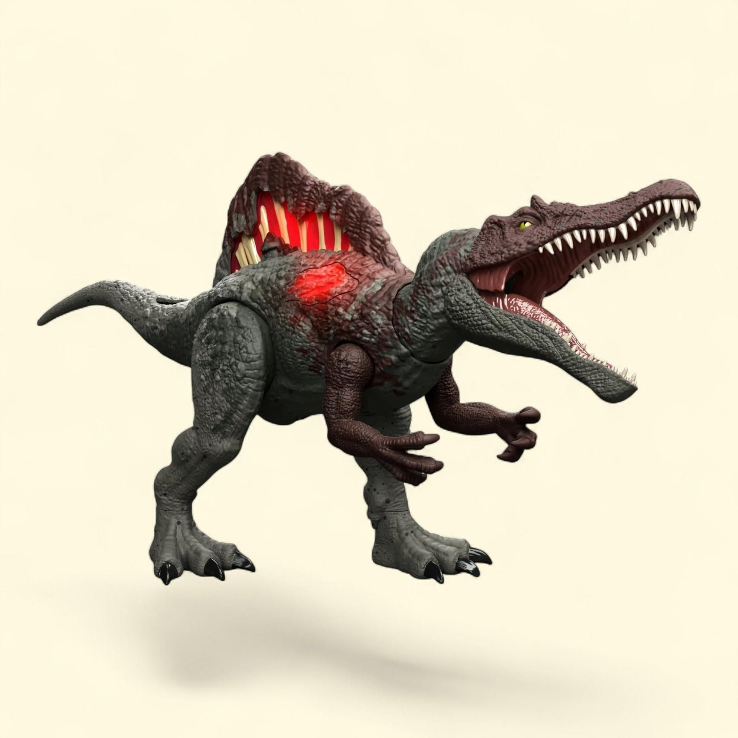 Jurassic World Slash Attackin’ Spinosaurus Dinosaur Action Figure Toy, Multiple Features, 21 in