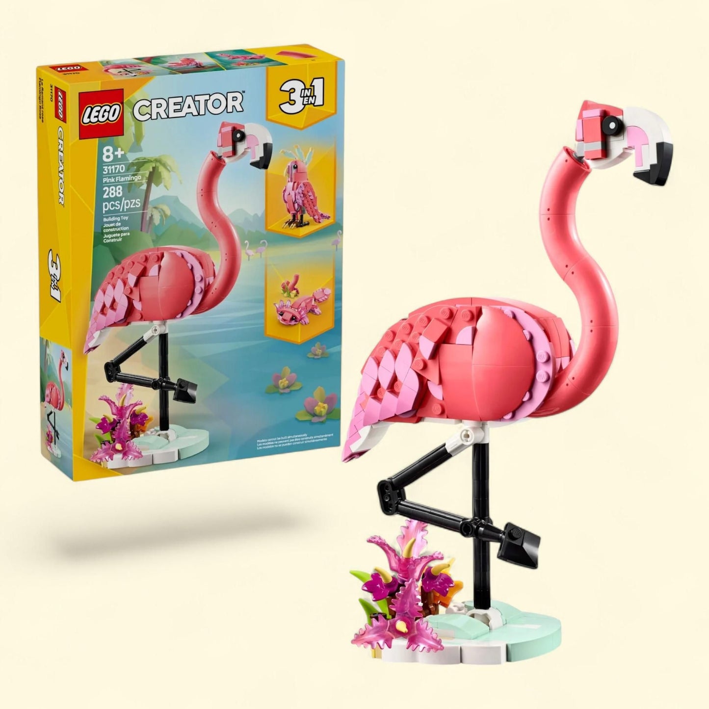 LEGO Creator Animaux sauvages : Flamant rose, 31170