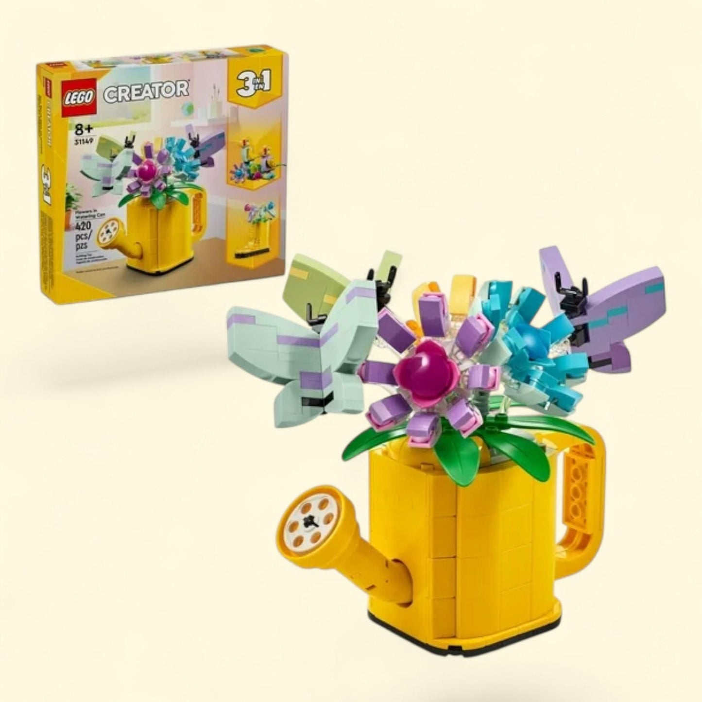 LEGO Creator Flowers in Watering Can Building Toy Set, 31149