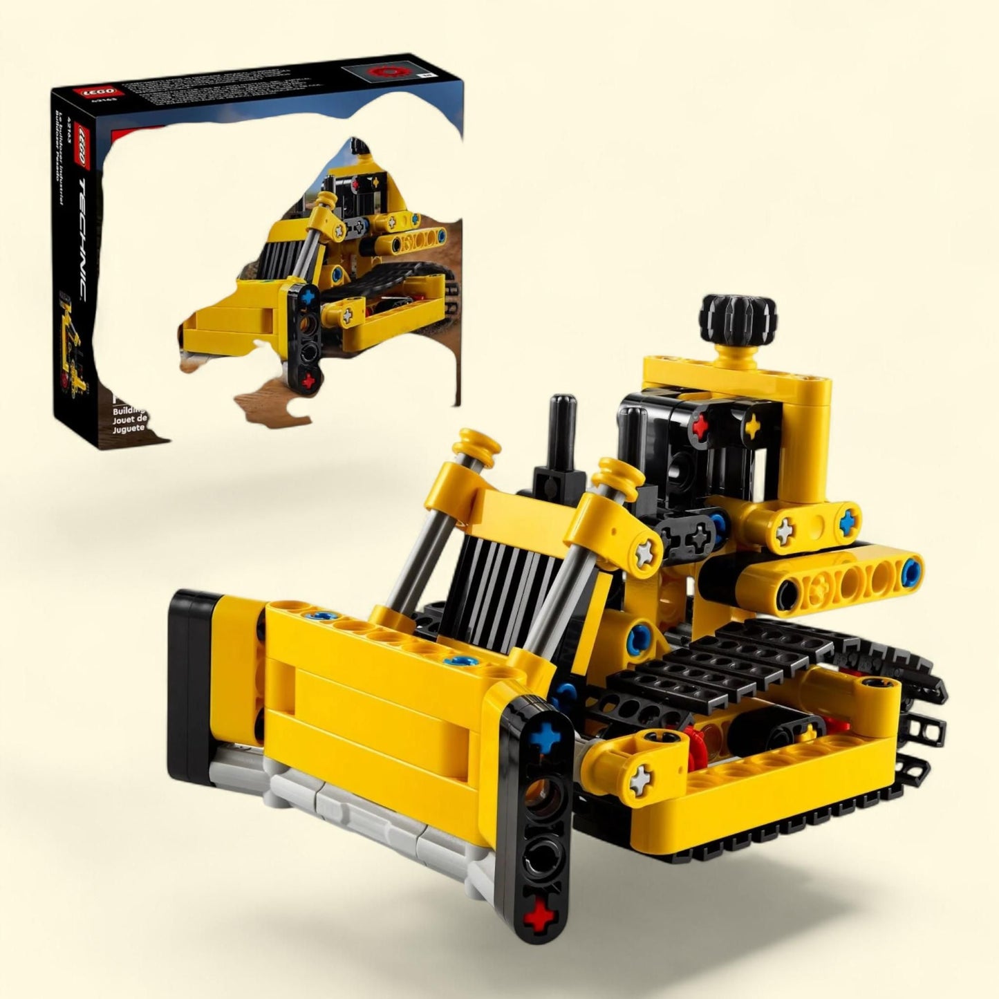 LEGO Technic Heavy-Duty Bulldozer Building Set, 42163