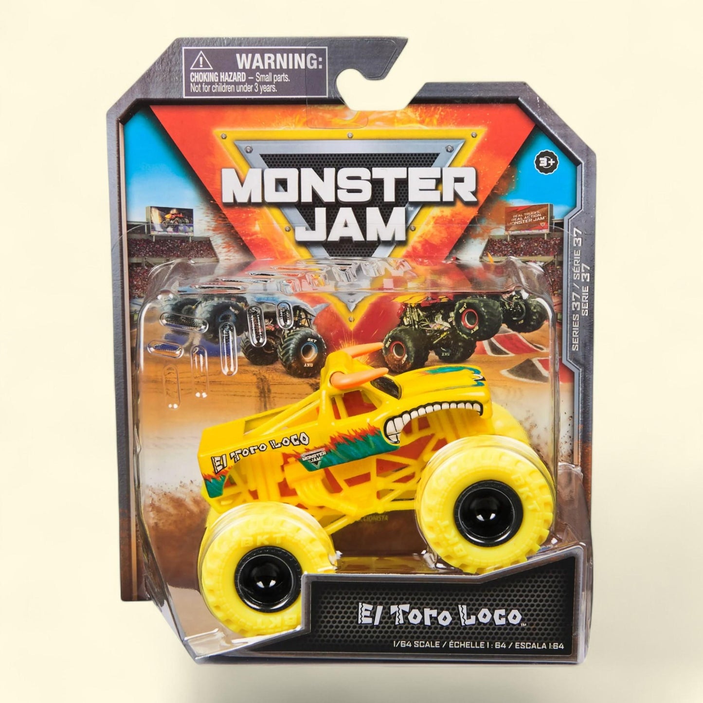 Monster Jam, El Toro Loco Monster Truck, Die-Cast Vehicle, 1:64 Scale — authentic US product shipped worldwide by Treatspree