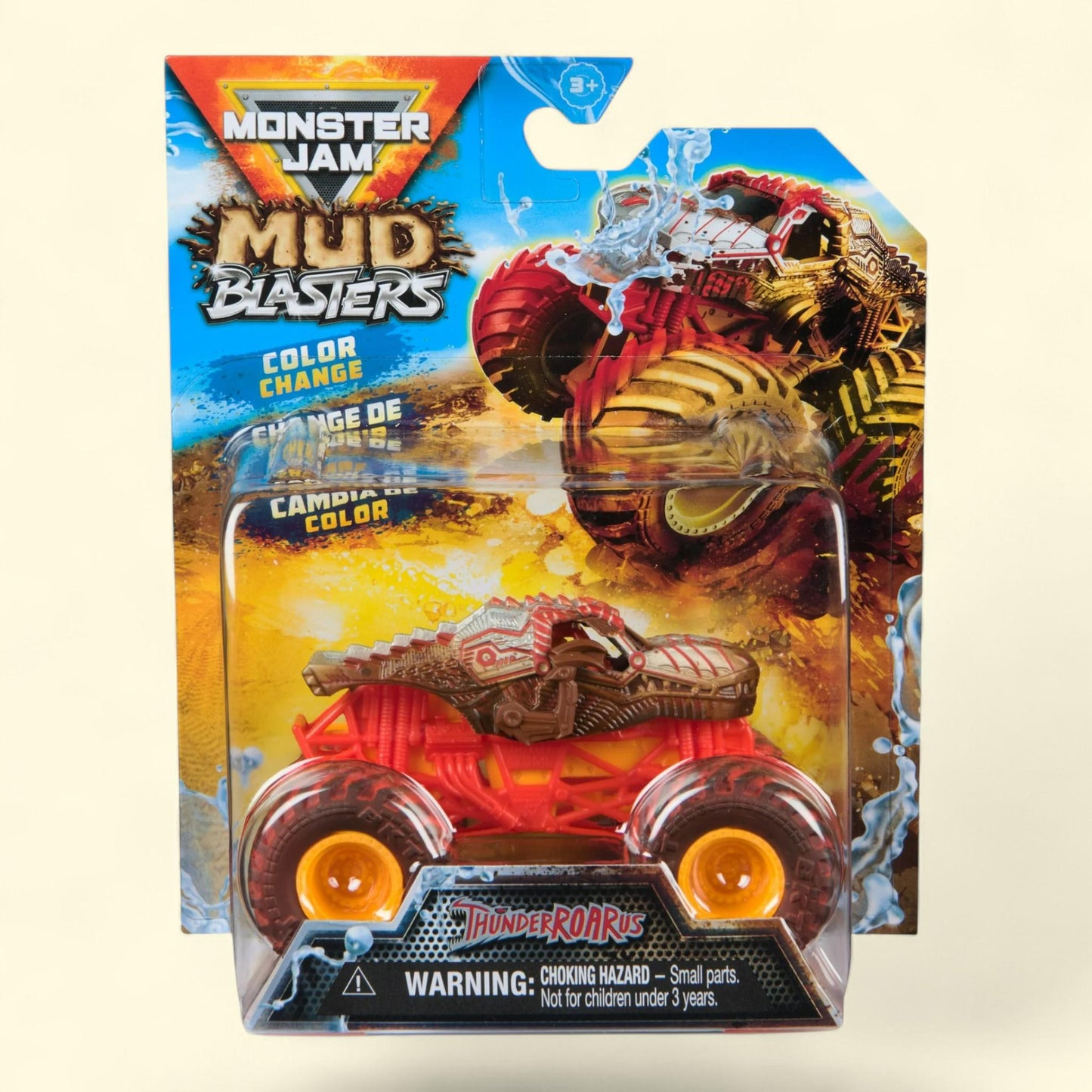 Monster Jam Mud Blasters ThunderROARus, 1:64 — authentic US product shipped worldwide by Treatspree