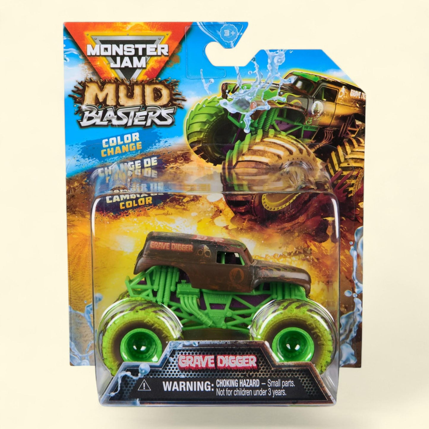 Monster Jam Mud Blasters Grave Digger 1:64 Die Cast Vehicle — authentic US product shipped worldwide by Treatspree