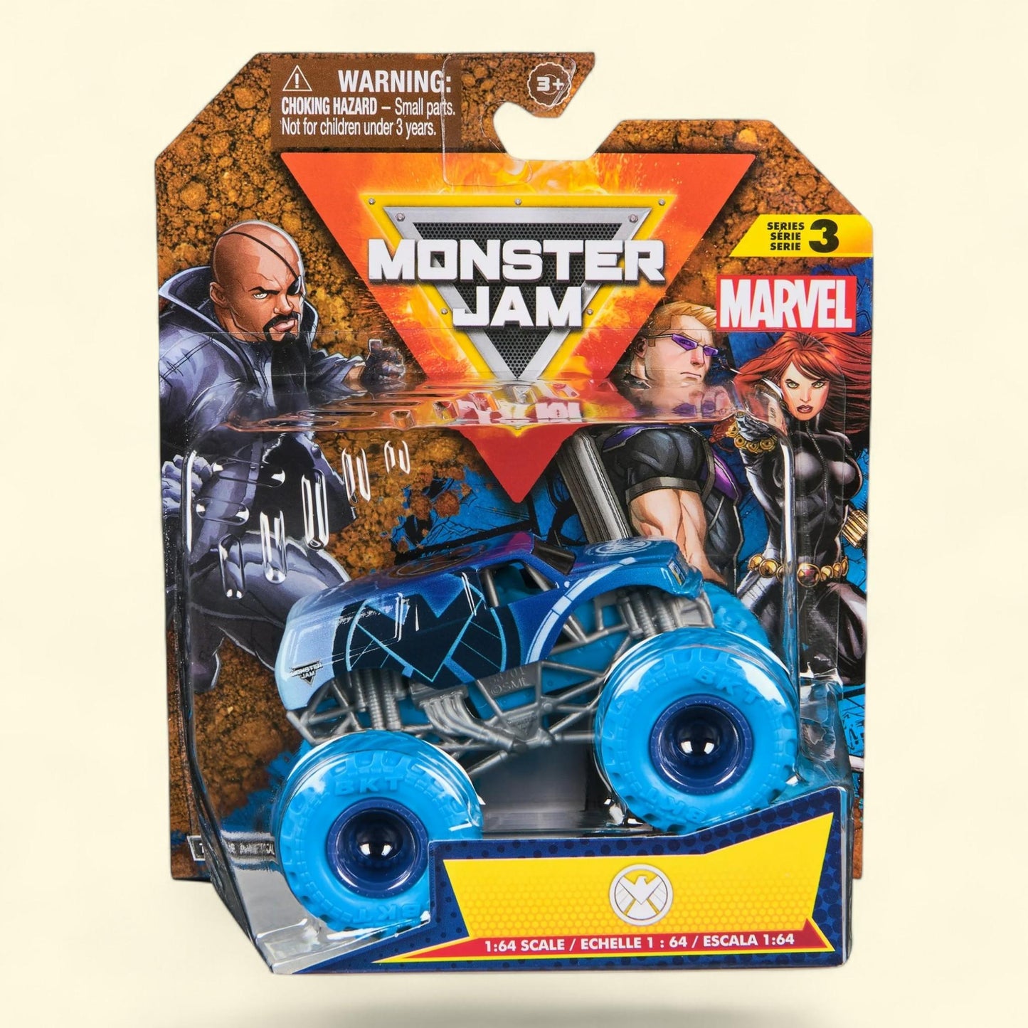 Monster Jam, Marvel Official S.H.I.E.L.D. Monster Truck, 1:64 Scale