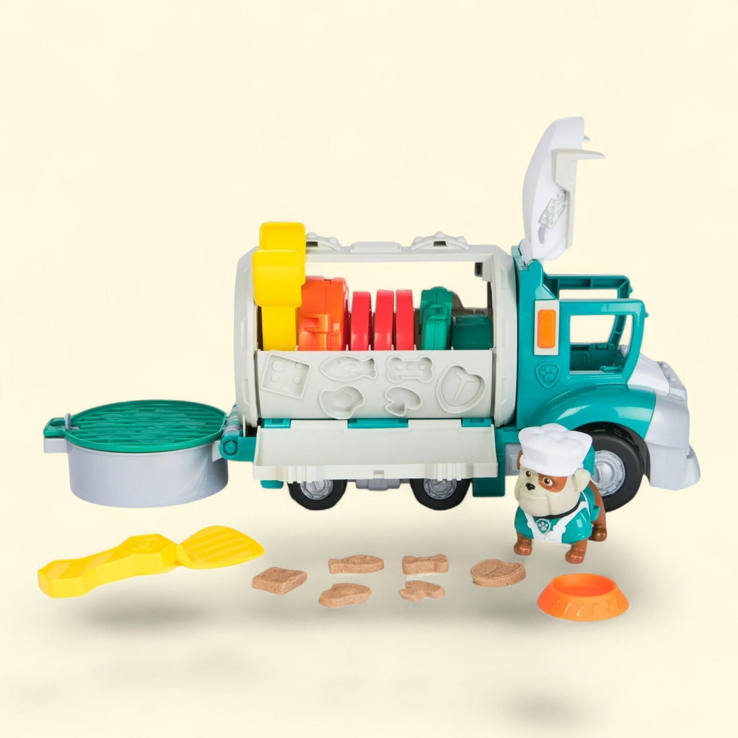 Rubble & Crew, Growlin’ Grub Food Truck Vehicle with Figure, Ages 3+