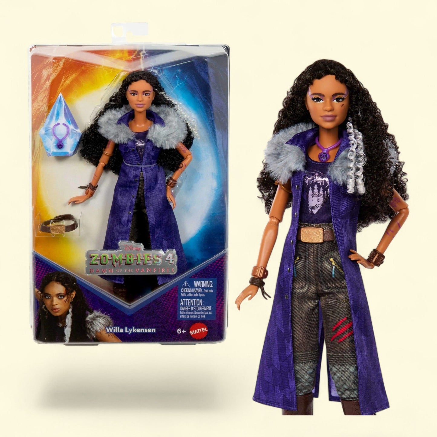 Disney Zombies 4 Willa Lykensen Doll, 12.99 in