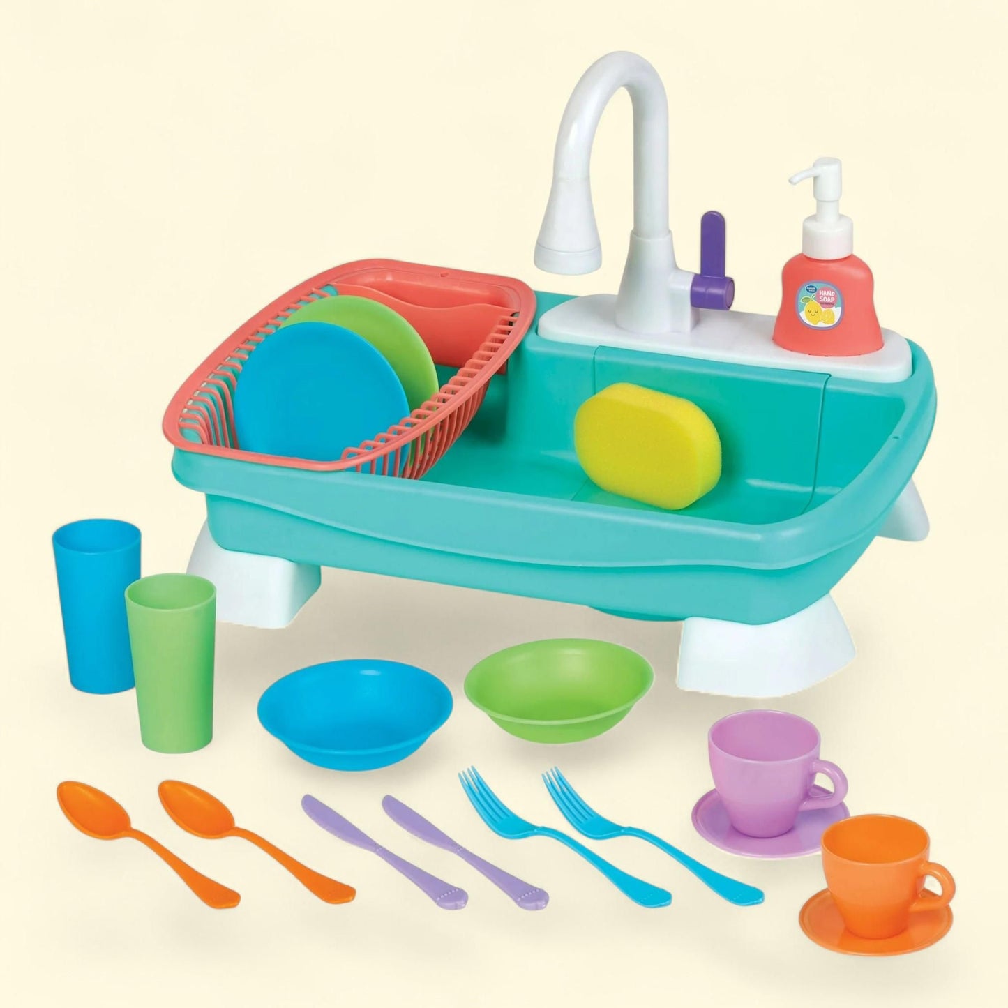 Kid Connection Working Sink Play Set, 21 Pieces — authentic US product shipped worldwide by Treatspree