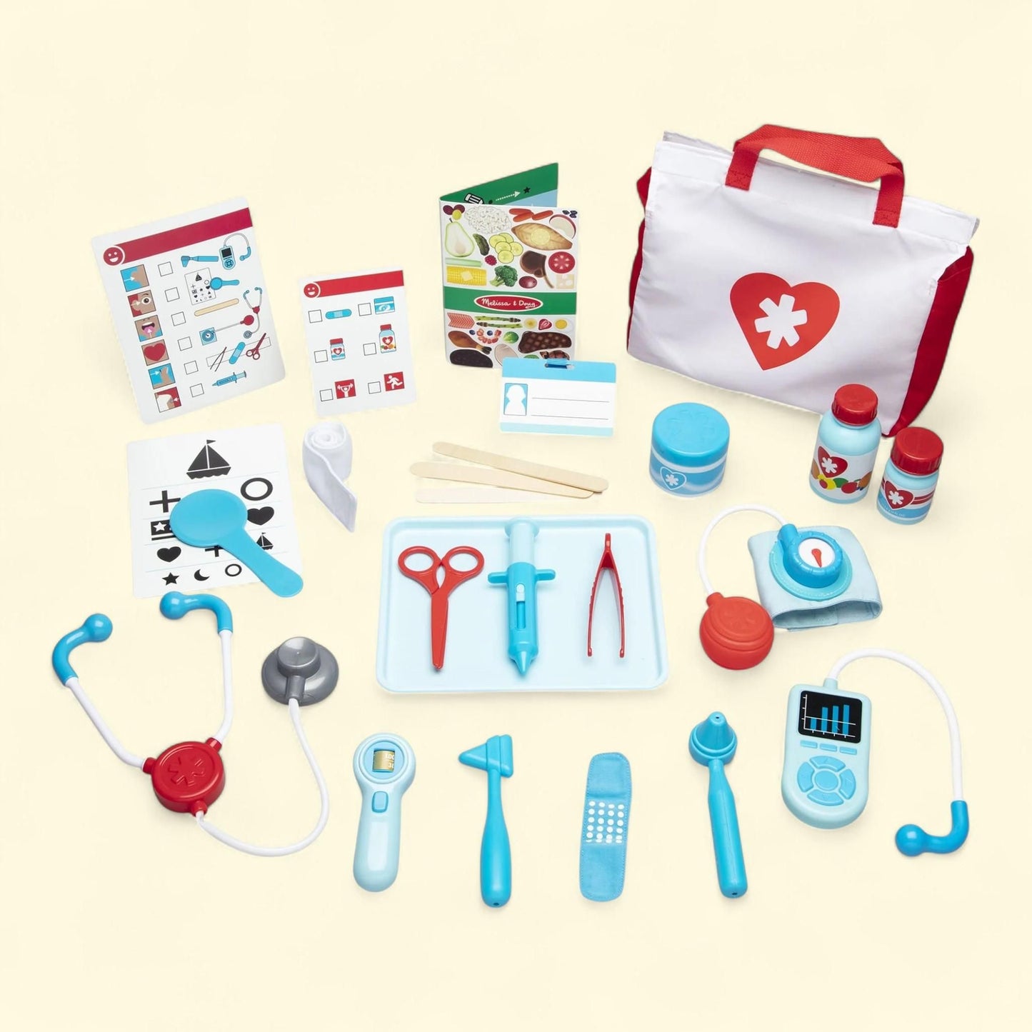 Melissa & Doug Doctor's Kit Play Set, 25 Pieces