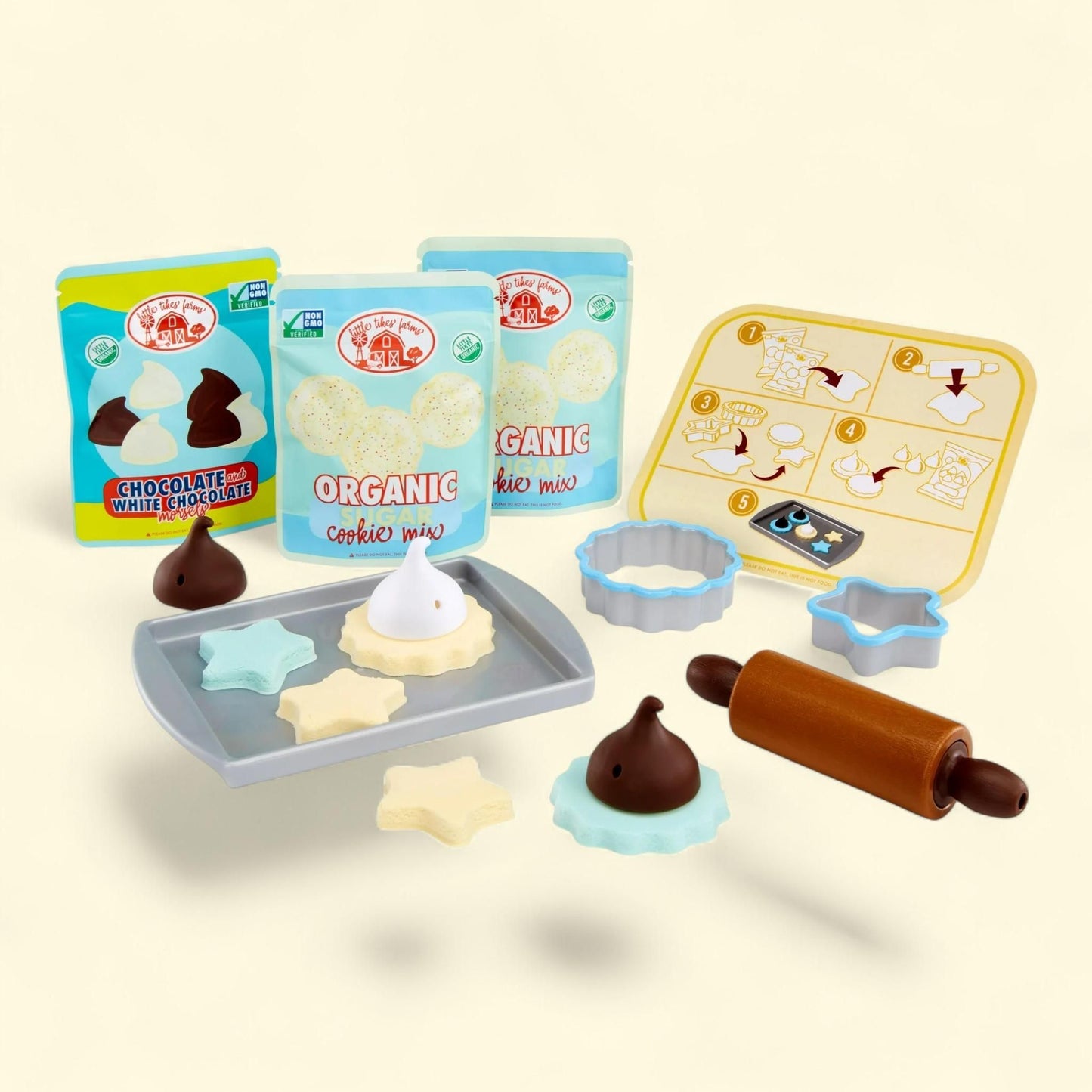 Little Tikes Creative Chefs Cookie Kit, 11 Accessories, Ages 3+