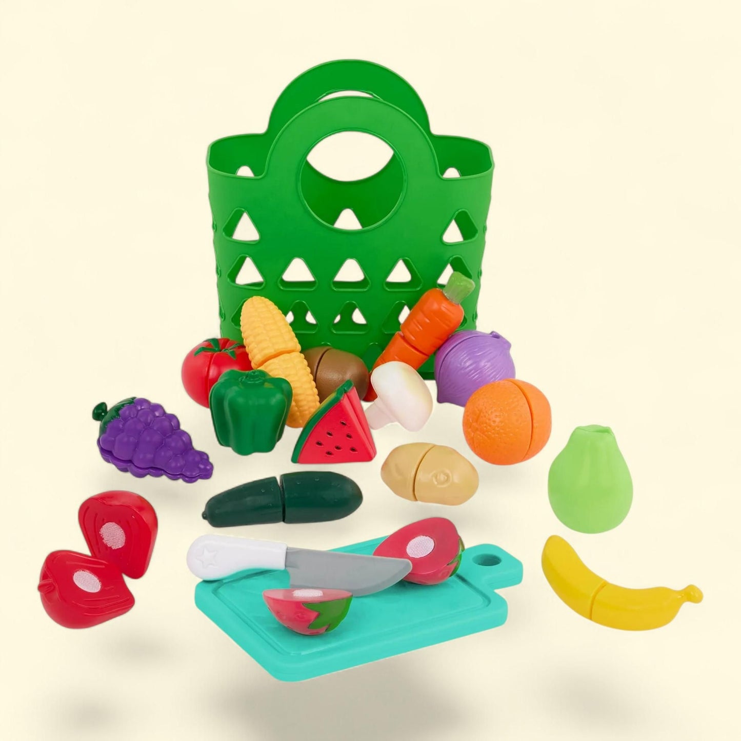 Battat Market Chop & Prep Plastic Set, Toddler and Preschool Toys, 6.00 in