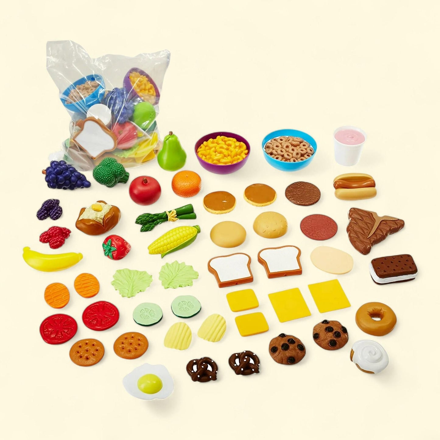 Learning Resources Sprouts Complete Play Food Set, 50 Pieces, Ages 2+