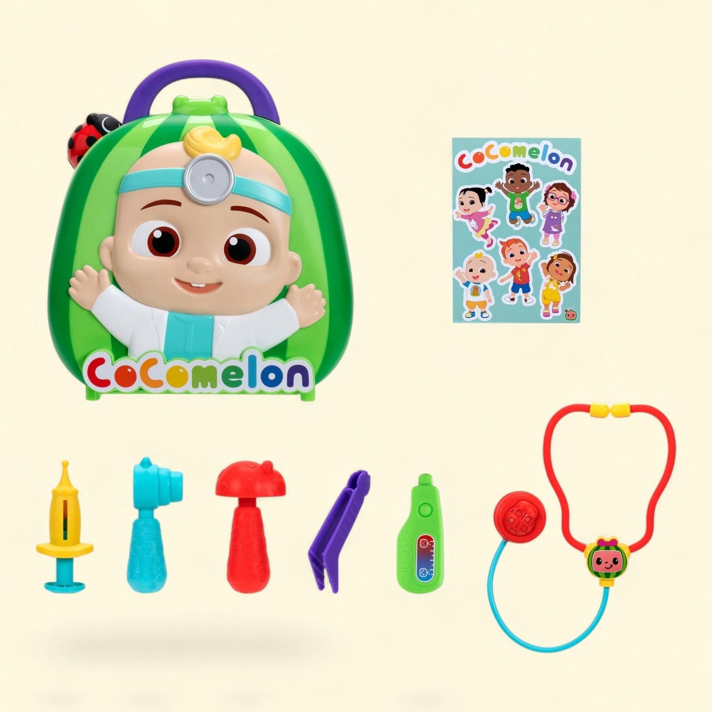 CoComelon - JJ's Roleplay Doctor Checkup Set, 8 Piece