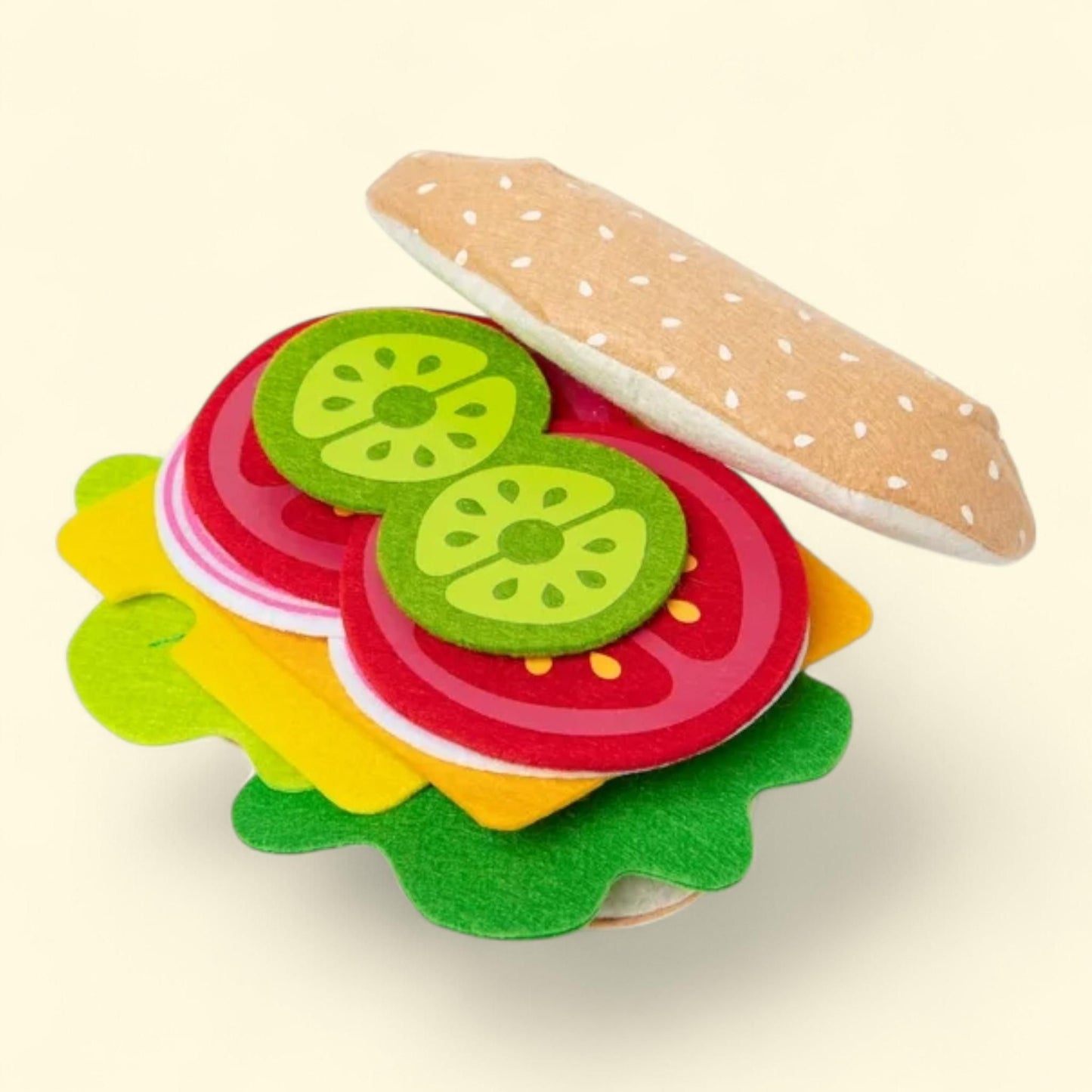 Melissa & Doug Felt Food Sandwich Play Food Set, 33 Pieces