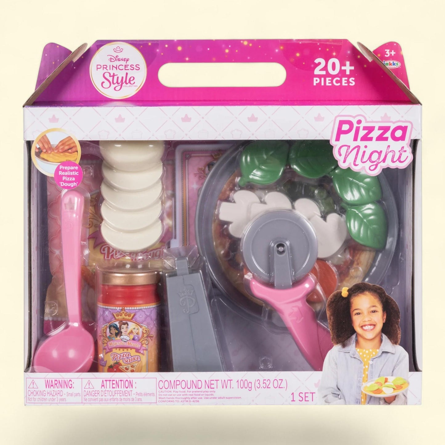 Disney Princess Majestic Meals Pizza Night Play Meal Kit, 11.00 In... — authentic US product shipped worldwide by Treatspree
