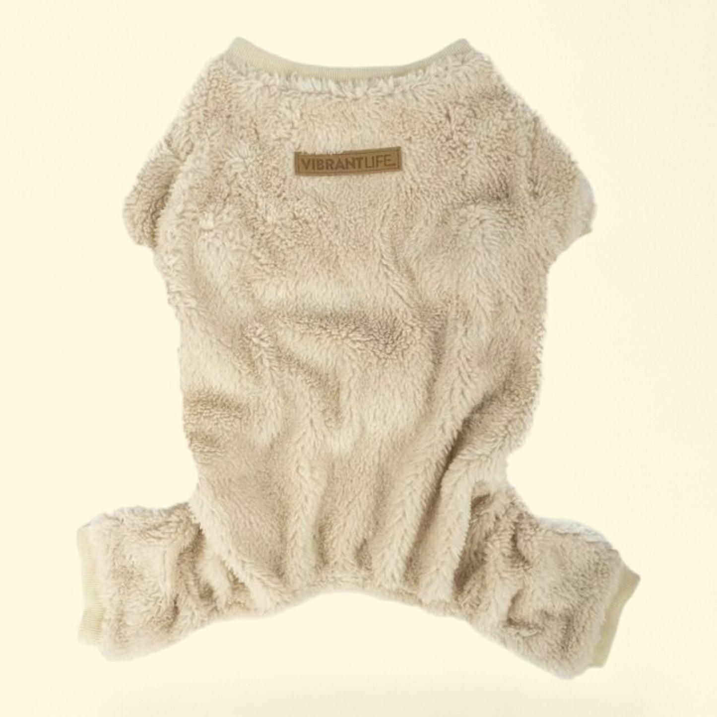Vibrant Life Dog Clothes, White Textured Pajama, Size Large — authentic US product shipped worldwide by Treatspree