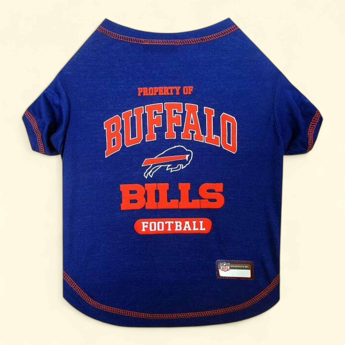 Pets First NFL Buffalo Bills Pet T-Shirt, Size Small.