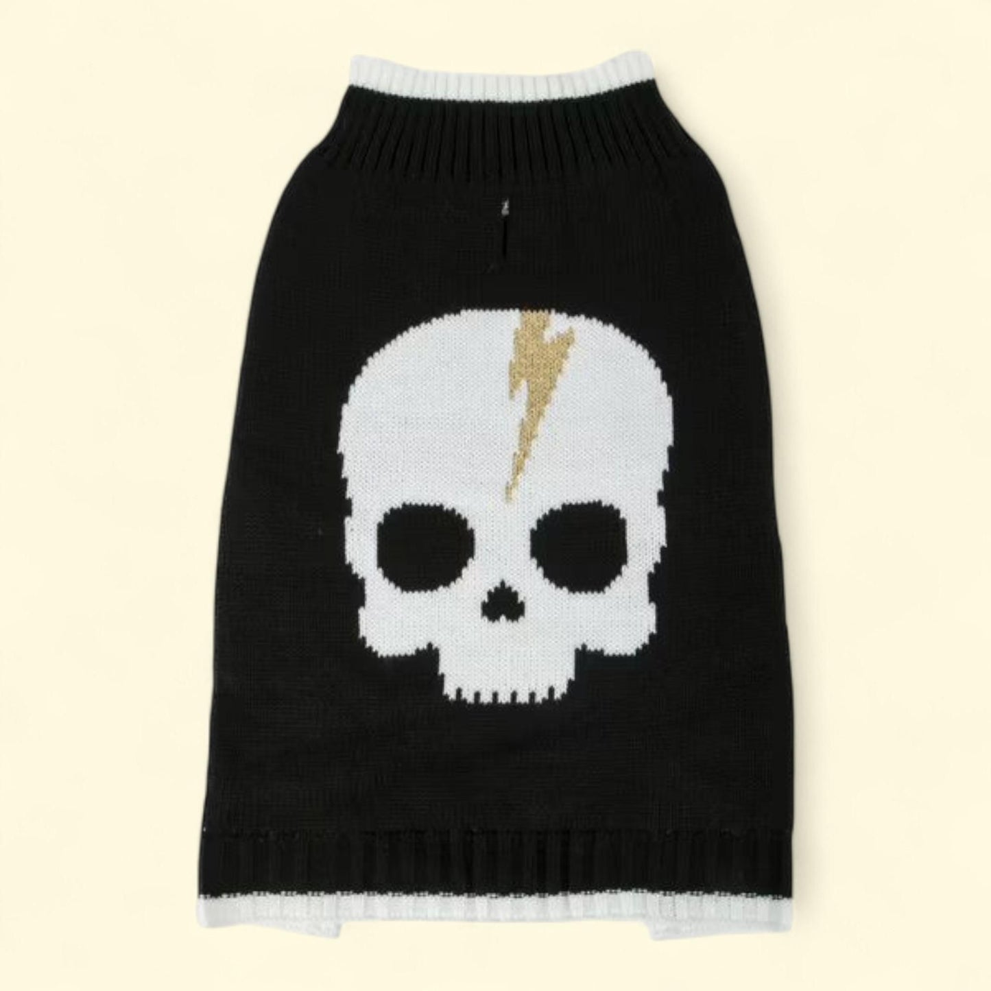 Vibrant Life Halloween Dog Clothes, Skull Halloween Sweater, Size XXS — authentic US product shipped worldwide by Treatspree