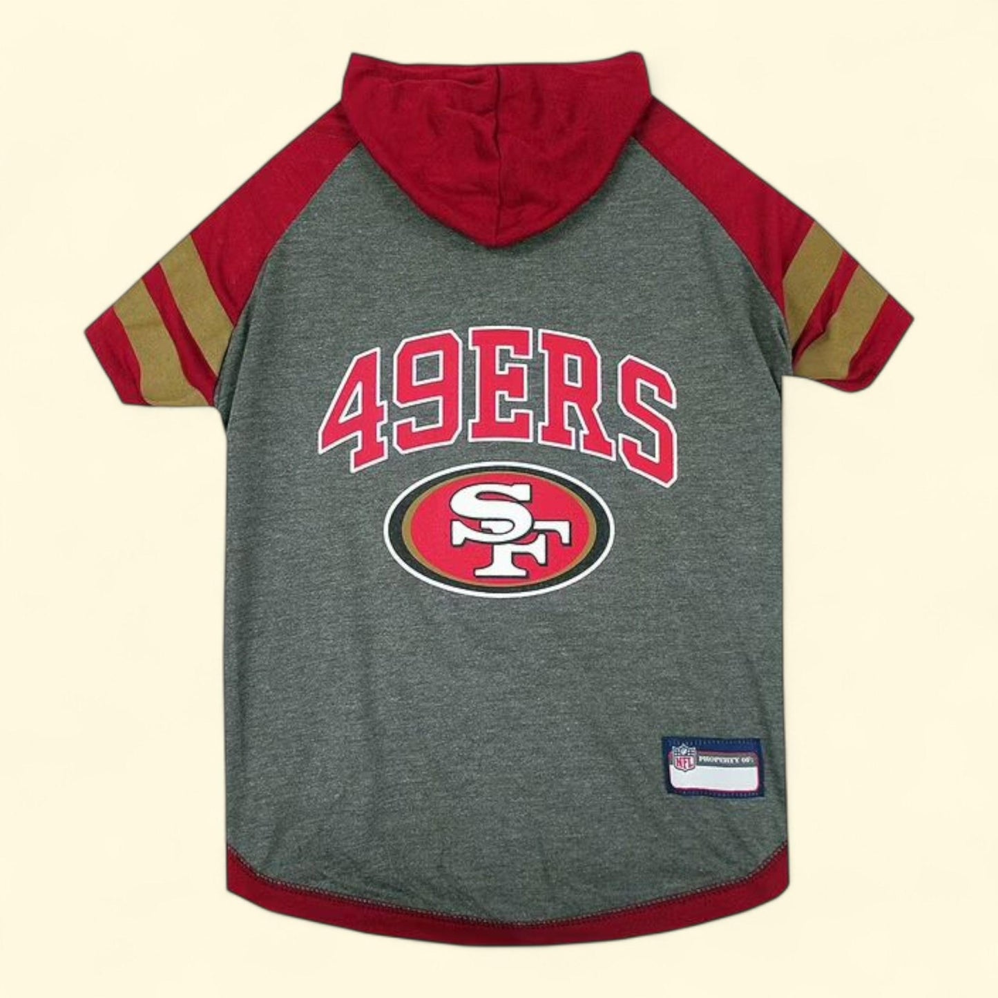 Pets First NFL San Francisco 49ers Hoodie Tee Shirt, Medium