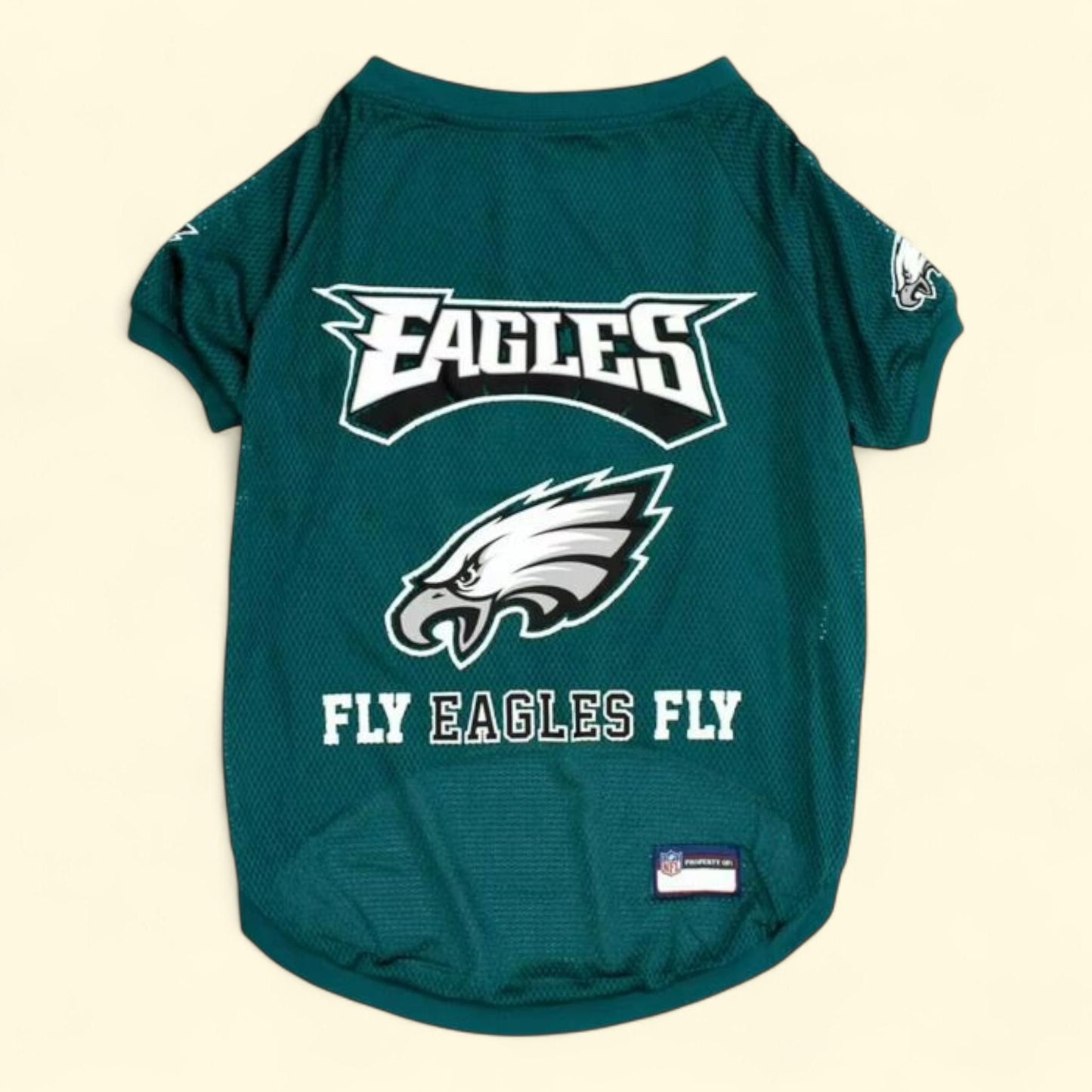 Pets First NFL Philadelphia Eagles Premium Raglan Mesh Jersey, Medium.
