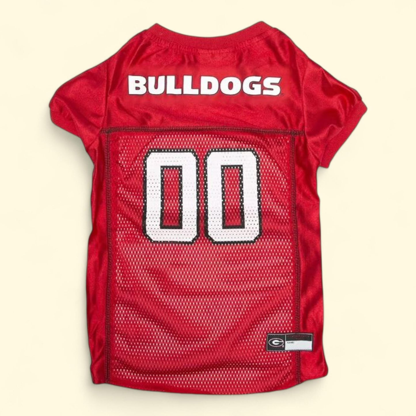 Pets First Collegiate Georgia Bulldogs Football/Basketball Mesh Jersey, Medium
