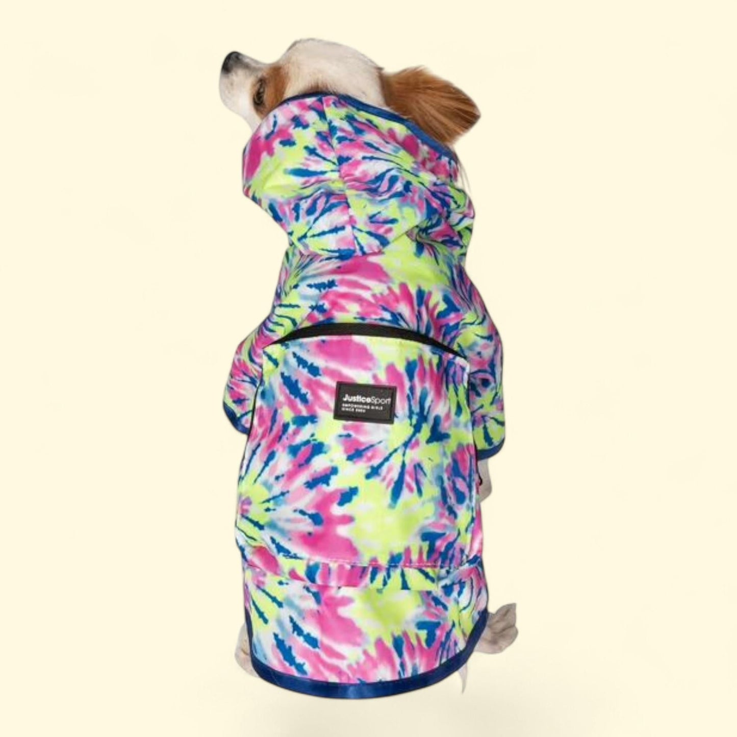 Justice Pet Packable Waterproof Dog Raincoat, XS