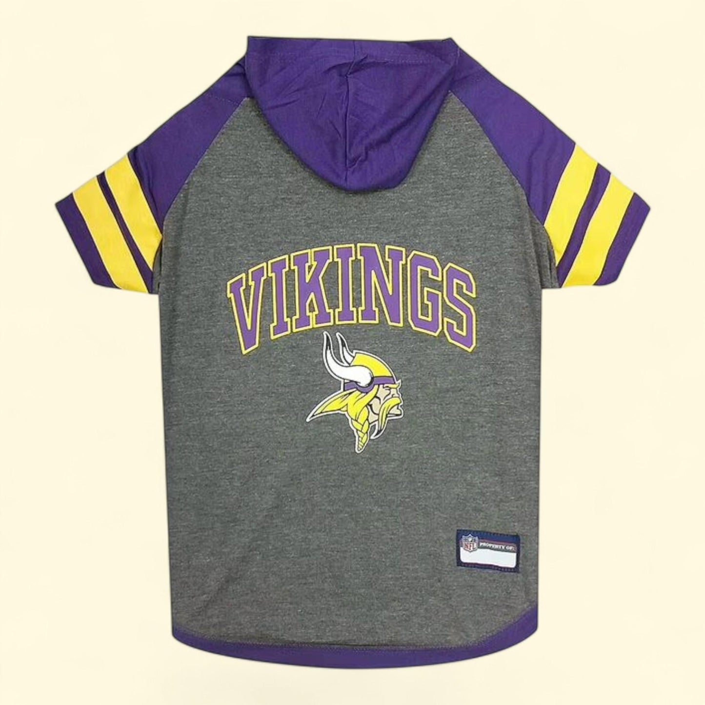 Pets First NFL Minnesota Vikings Hoodie Tee Shirt, Medium