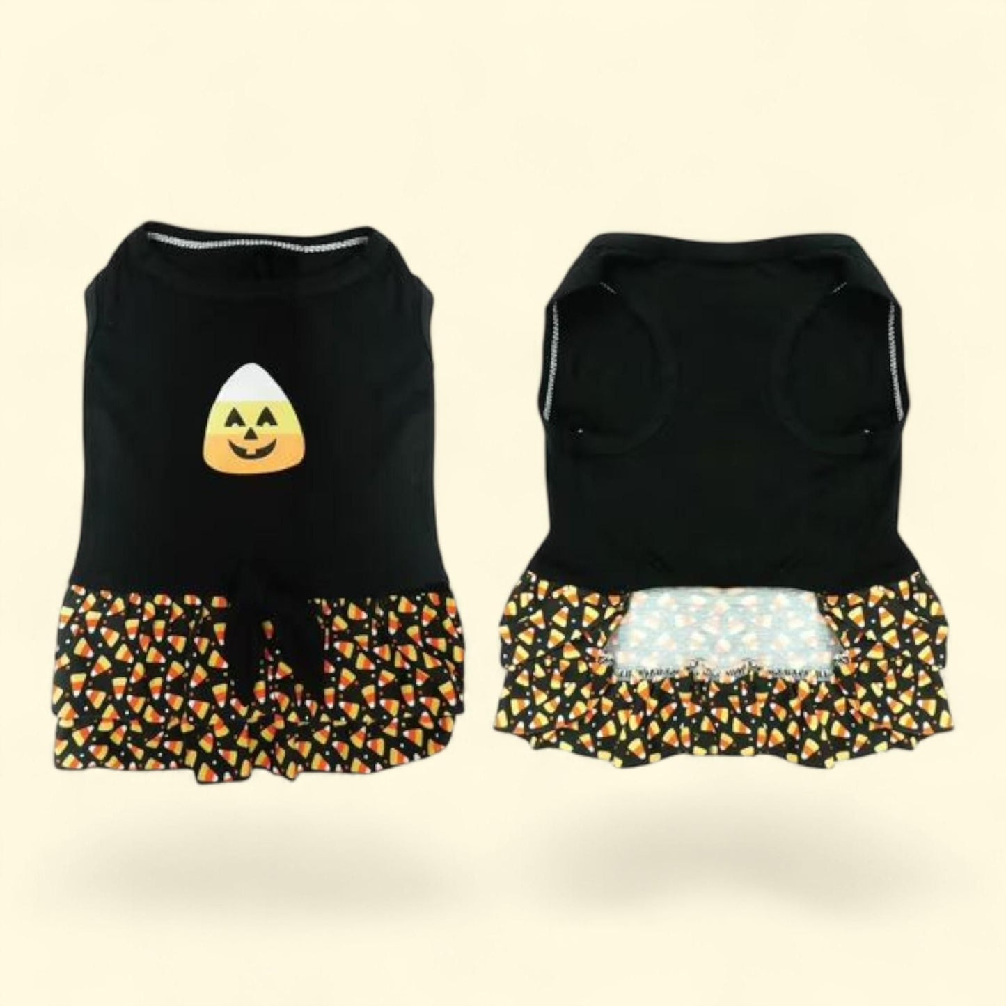 Best Furry Friends Dress, Candy Corn, X-Small